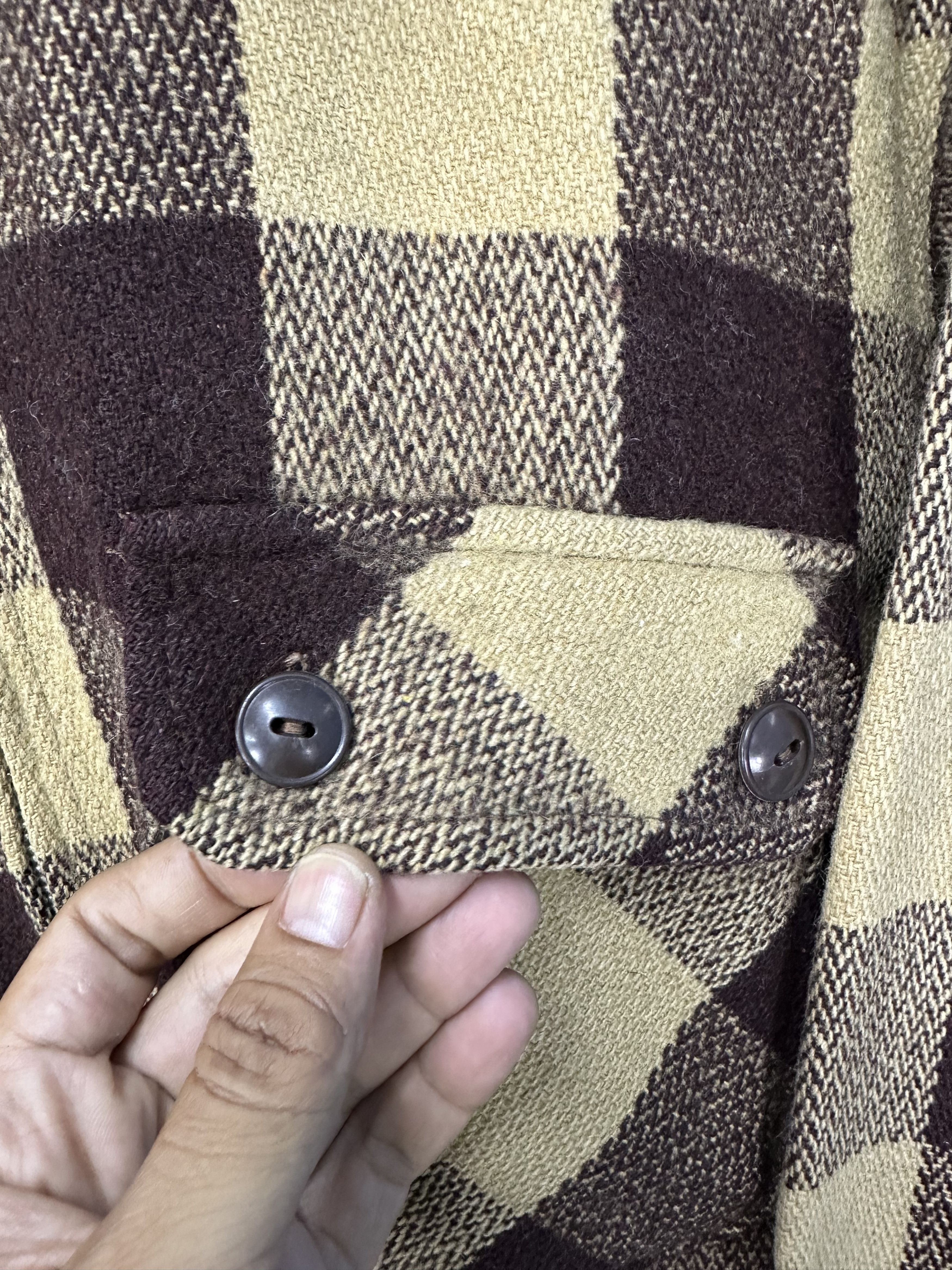 Vintage Vintage 50s Fox Knapp Usa Wool Jacket Z506 Size US L / EU 52-54 / 3 - 8 Thumbnail