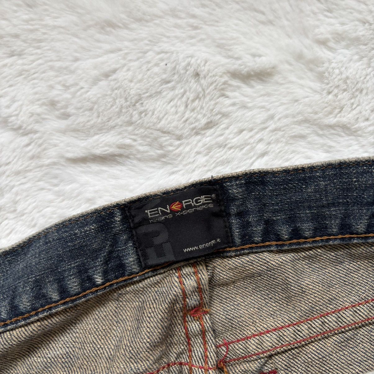 Tornado Mart Mudwash Flared Claw Mark Denim Made in Italy Brand Energie Size US 28 / EU 44 - 6 Thumbnail