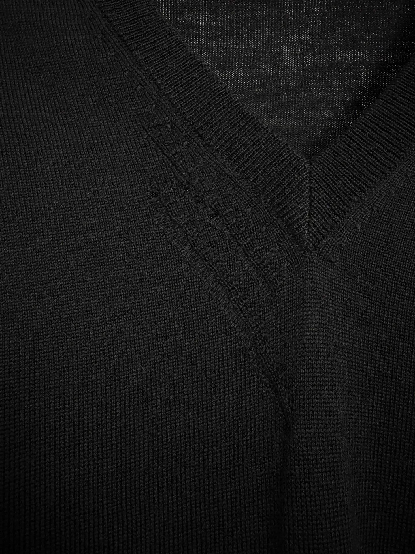 Dior Dior Homme 05fw Black V-neck Clawmark Wool Knit XS Size US XS / EU 42 / 0 - 3 Thumbnail