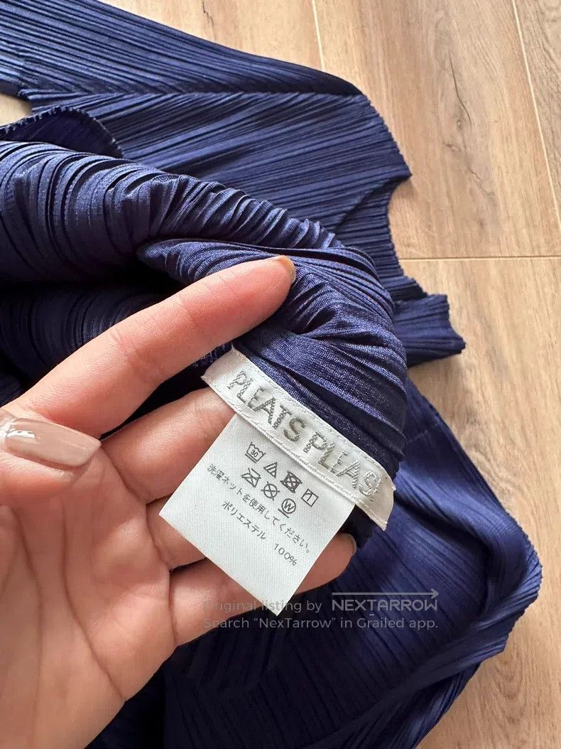 Issey Miyake Issey Miyake size:3 Kelp Pants Navy Blue Size 31" - 7 Thumbnail