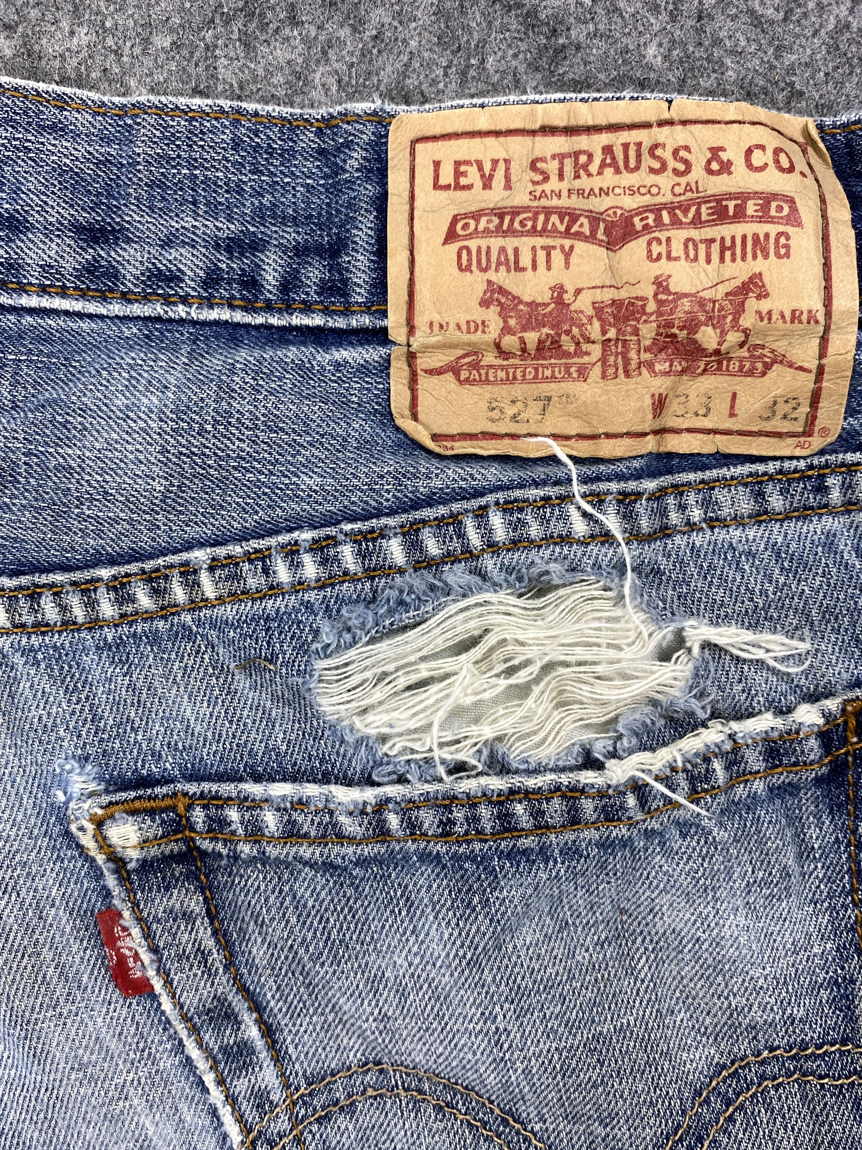 If Six Was Nine Vintage Levi's 527 fsixwasnine style Flare 33x32 Denim Size US 33 - 10 Thumbnail