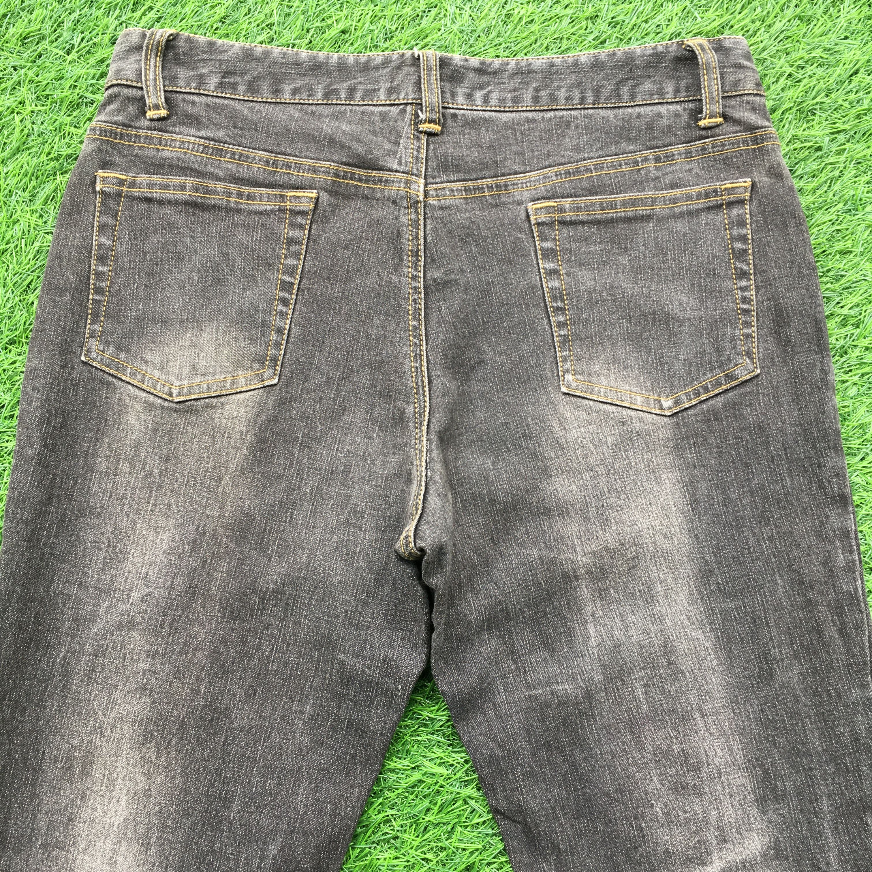 If Six Was Nine × Japanese Brand × Le Grande Bleu (L.G.B.) Japanese Black Flare Jeans D-1035 Size US 27 - 4 Thumbnail
