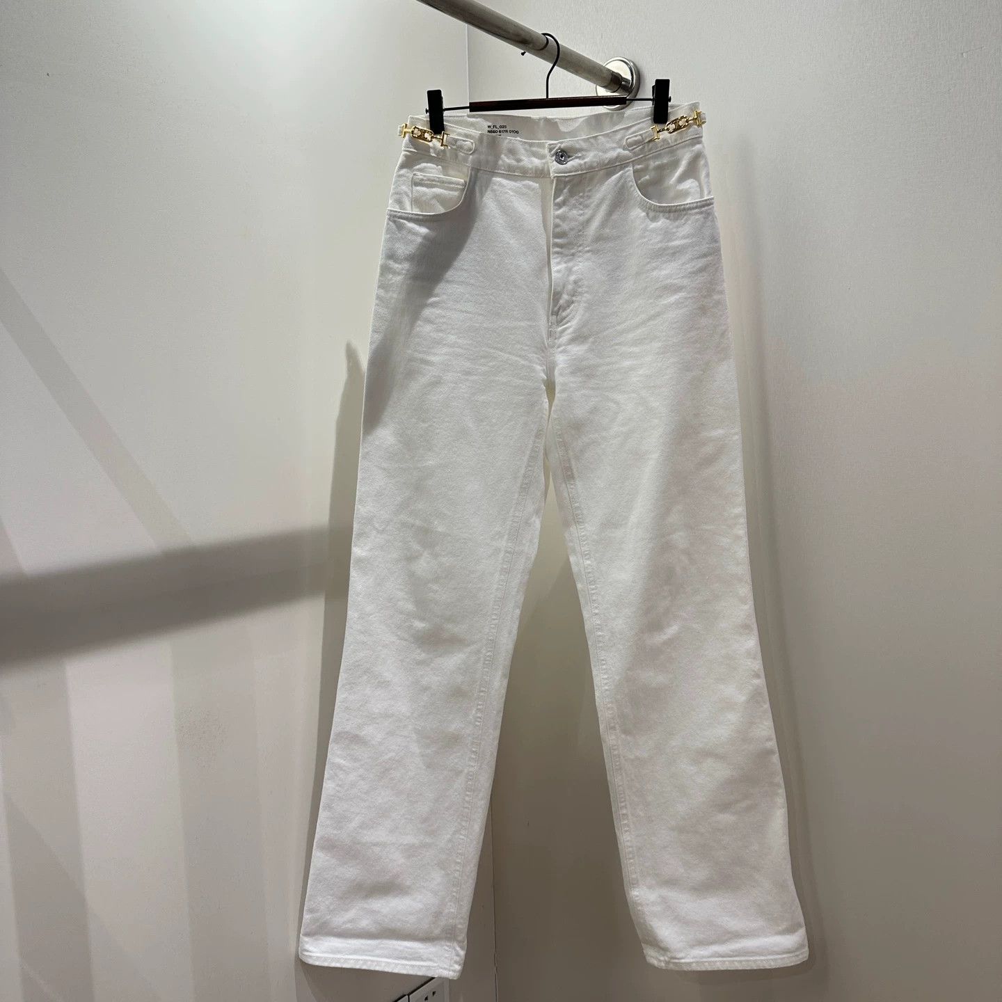 Celine Celine may759 Triomphe Chain Jeans US 28 Cotton Size 28" / US 6 / IT 42 - 1 Thumbnail