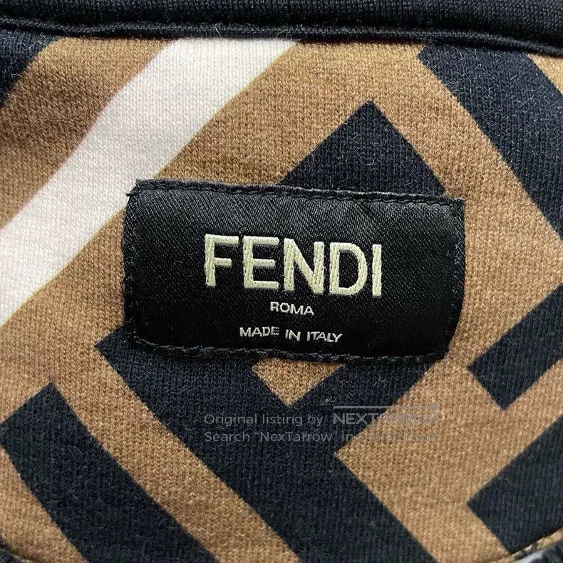 Fendi Fendi Double F Full Print Logo Classic Sweatshirt Size US M / EU 48-50 / 2 - 4 Thumbnail