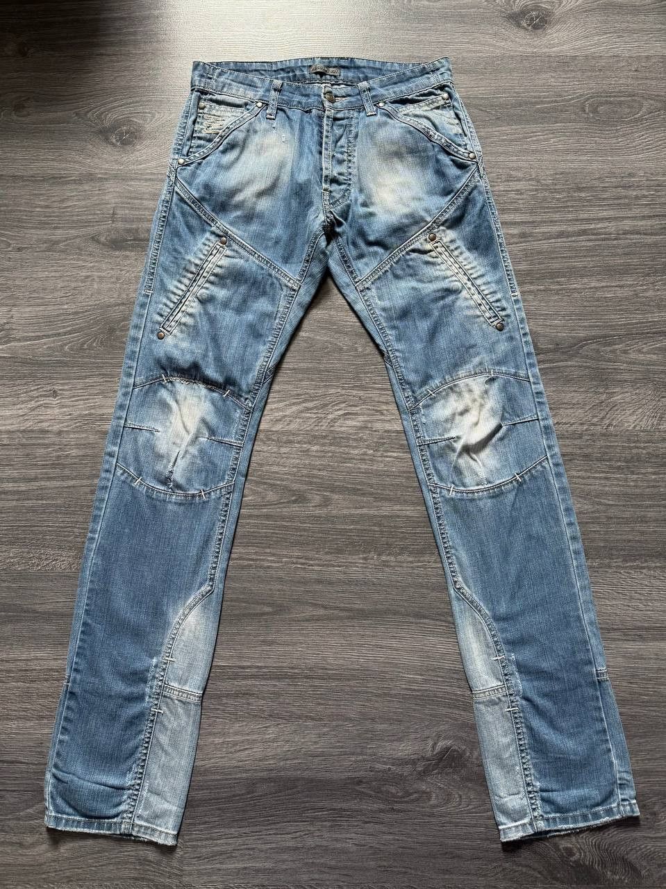 Absolut Joy Vintage Y2K Avant Garde Denim Jeans Pants Size US 28 / EU 44 - 9 Thumbnail