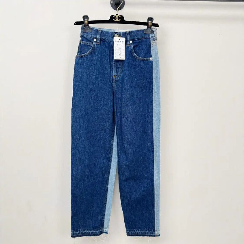 Loewe Loewe Women's Dark Blue Denim Jeans 0089 Size 23" - 1 Thumbnail