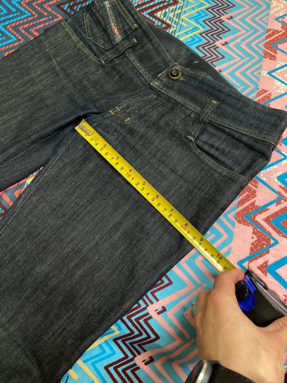 Diesel × Vintage Diesel Vintage Y2K Washed Dirty Low Rise Baggy Jeans Size 26" / US 2 / IT 38 - 10 Thumbnail