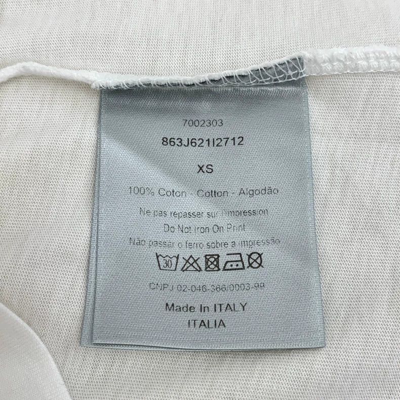 Dior Dior White logo letter print cotton round-neck short-sleev Size US XS / EU 42 / 0 - 8 Thumbnail