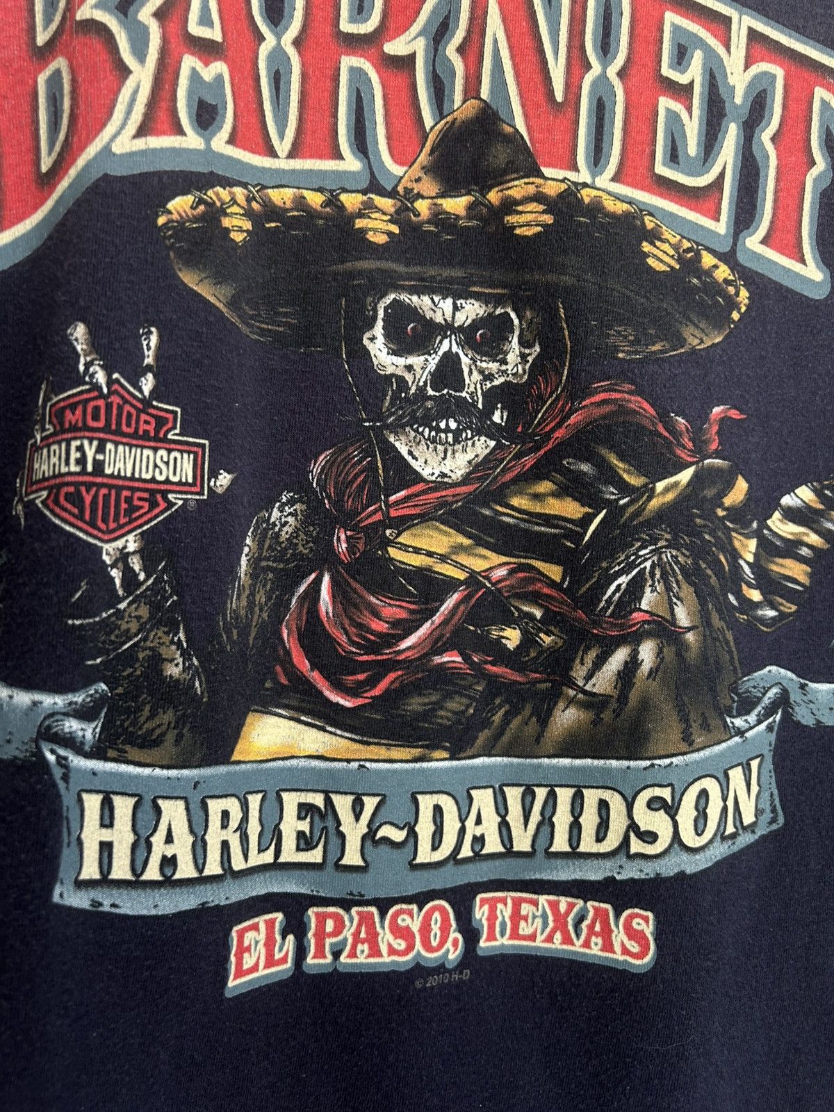 Harley Davidson Harley Davidson Western Skeleton Graphic T-shirt Size US XXL / EU 58 / 5 - 5 Thumbnail