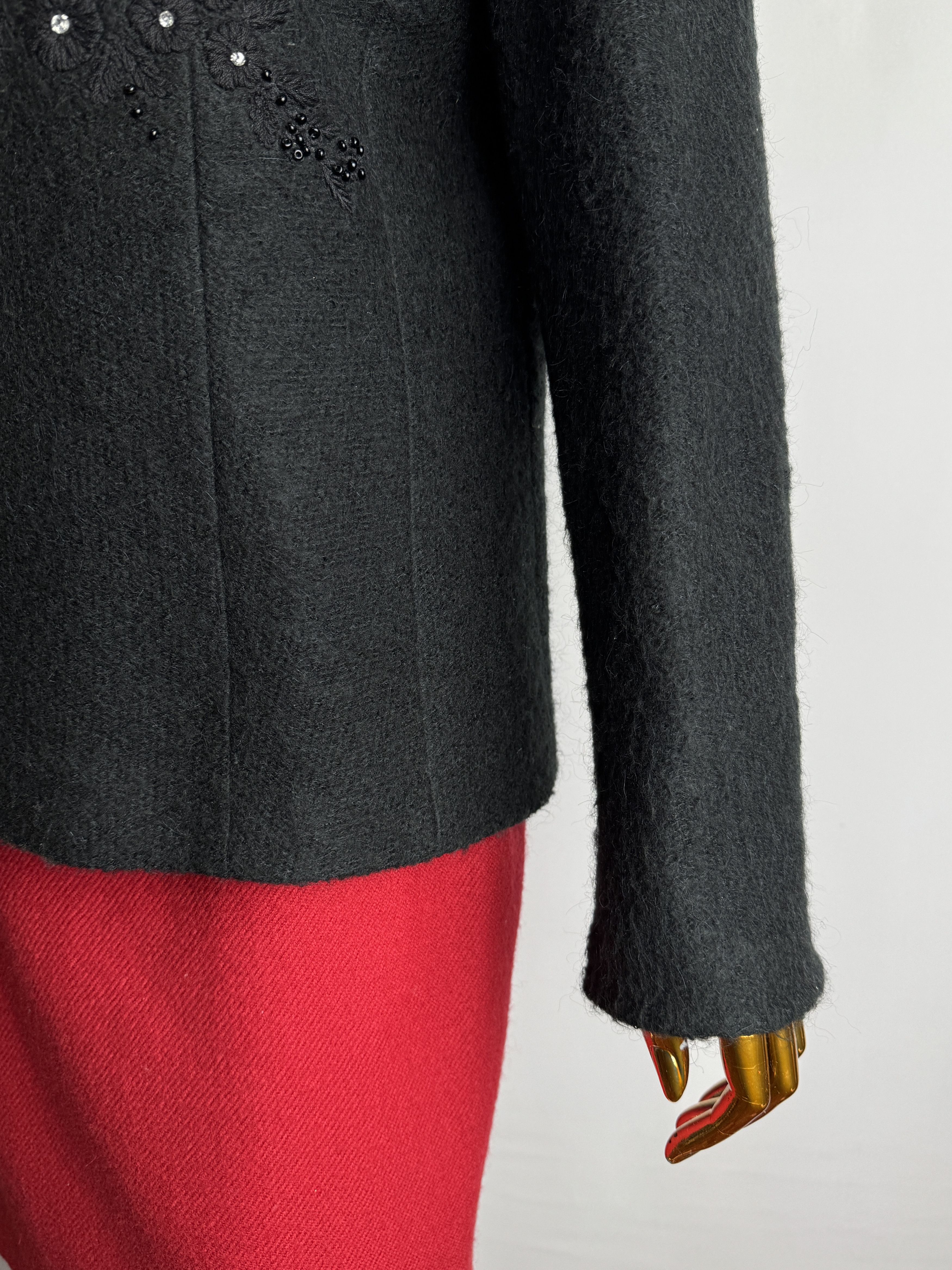 Swarovski Vintage Swarovski embellished women’s wool-mohair jacket Size L / US 10 / IT 46 - 13 Thumbnail
