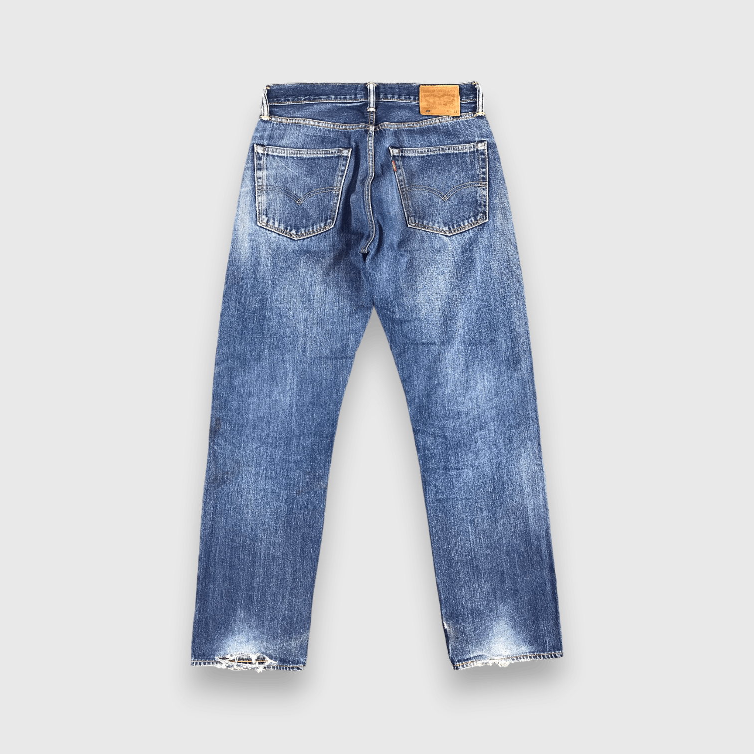 Levi's Vintage Blue Wash Levis 503 Jeans-J1914 Size US 33 - 2 Thumbnail