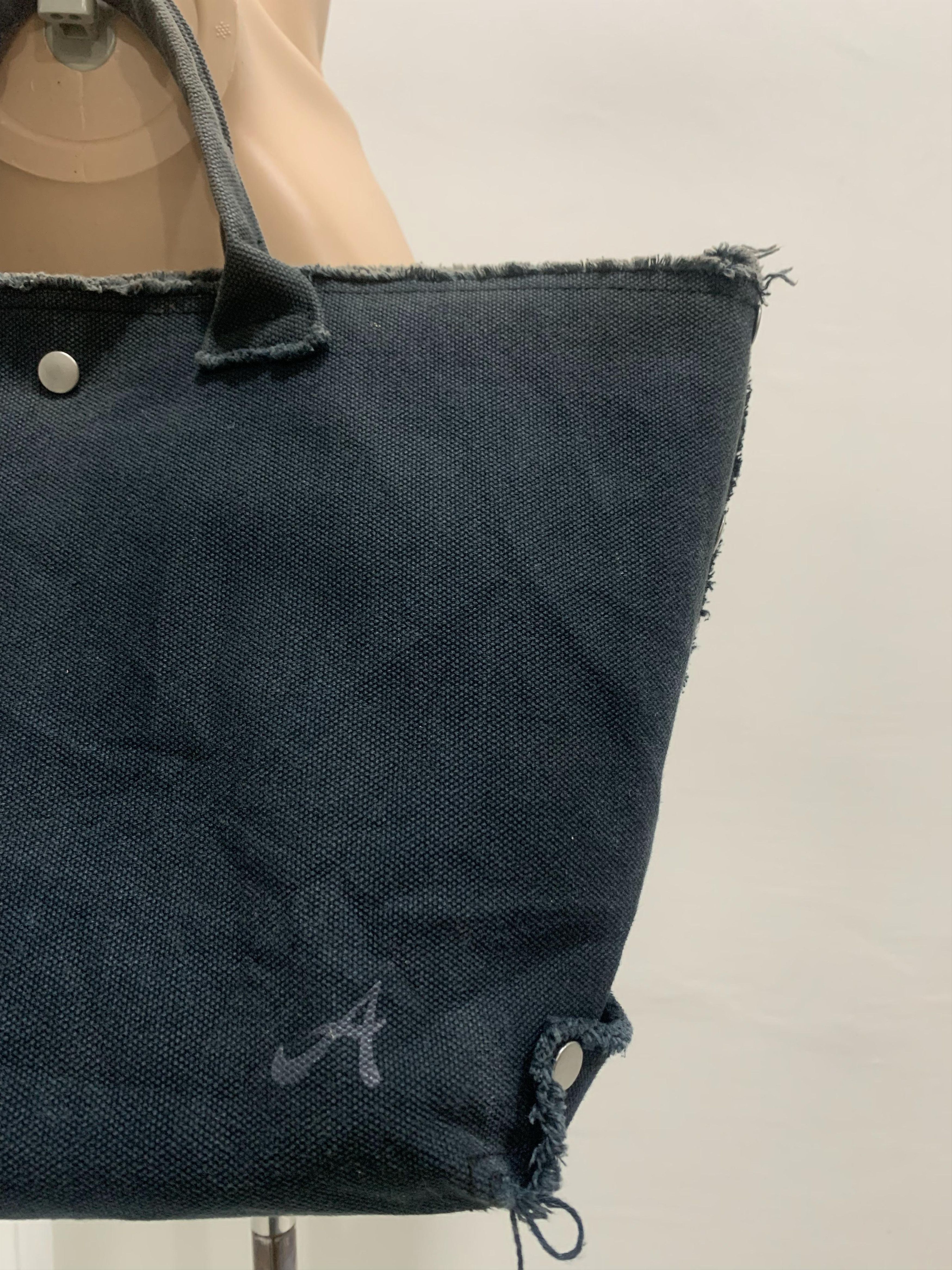 Unknown Japanese Brand Canvas Snap Button tote bag