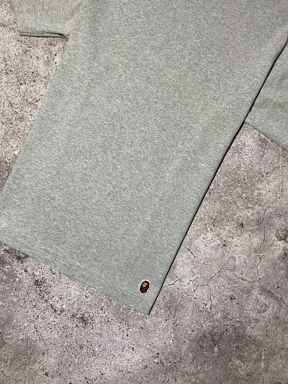 Bape Bape Streetwear Gray Basic T-shirt Cotton Size US M / EU 48-50 / 2 - 2 Thumbnail