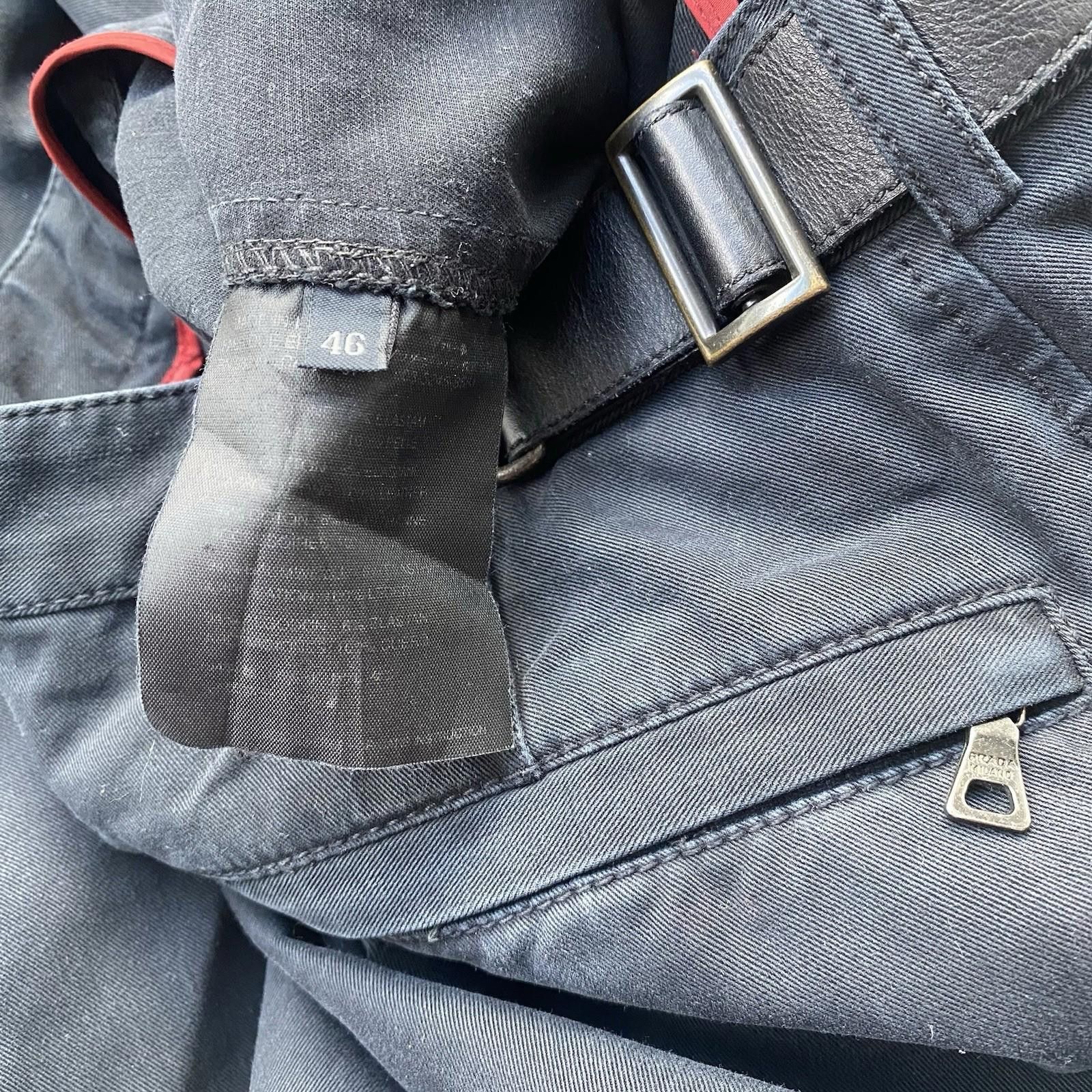 Prada Prada Men’s Technical Utility Belt Trousers Size 46 Navy Size US 30 / EU 46 - 8 Thumbnail