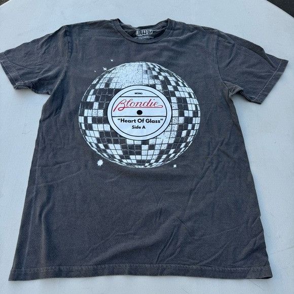 Band Tees × Vintage NEW BLONDIE DISCO GRAPHIC GRAY T-SHIRT SZ M Size M / US 6-8 / IT 42-44 - 2 Thumbnail