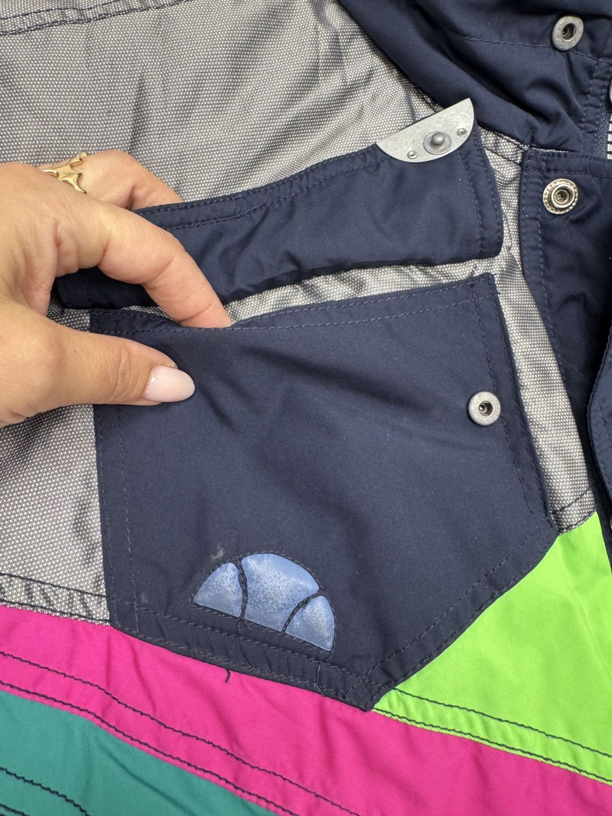 Ellesse Vintage Ellesse Ski Jacket Damen Size L / US 10 / IT 46 - 6 Thumbnail