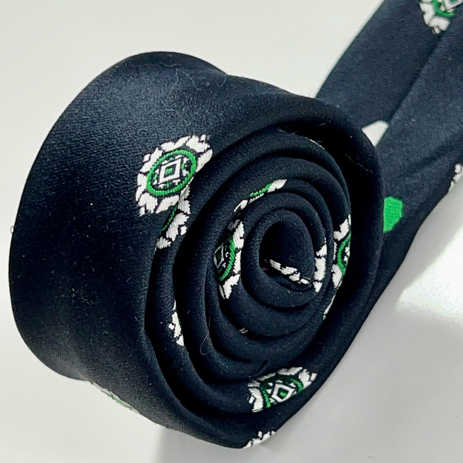 Givenchy Givenchy Gentlemen Paris Men's Neck Tie Black White Necktie Size ONE SIZE - 7 Thumbnail
