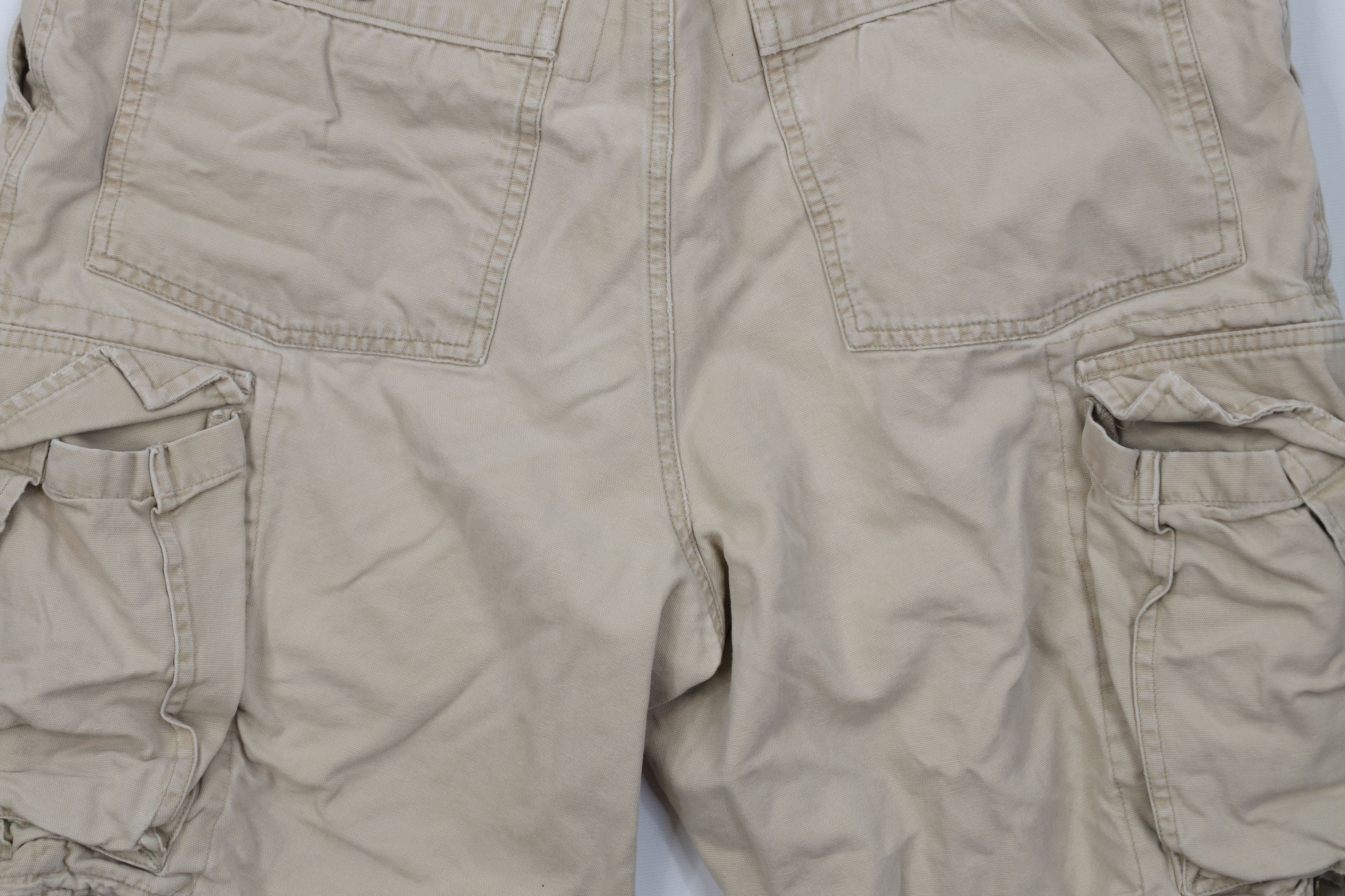 Abercrombie & Fitch Vintage 90s Y2K Abercrombie & Fitch Canvas Cargo Shorts Size US 32 / EU 48 - 12 Thumbnail