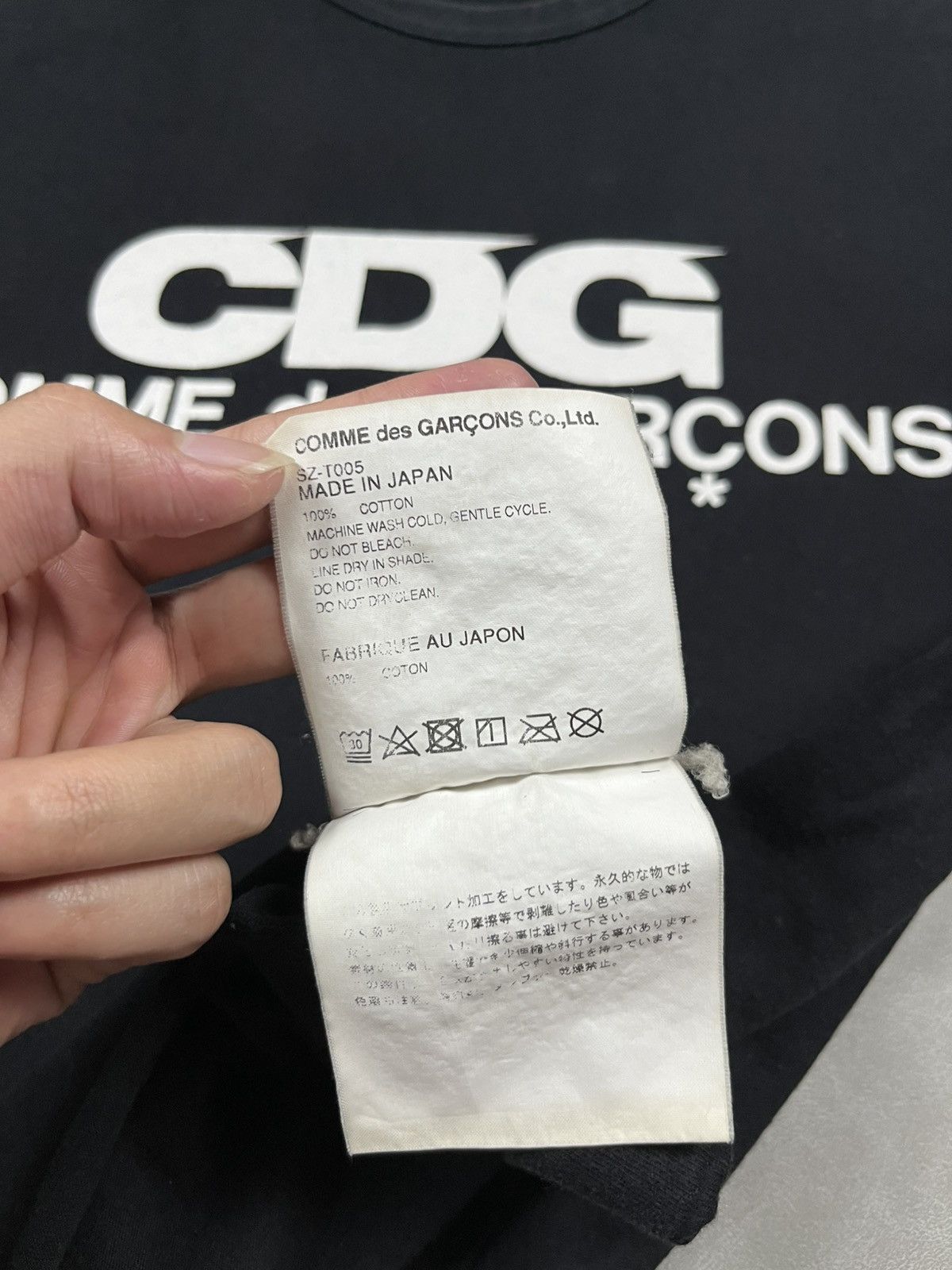 Comme des Garcons Comme Des Garcons big logo tee Size US M / EU 48-50 / 2 - 6 Thumbnail