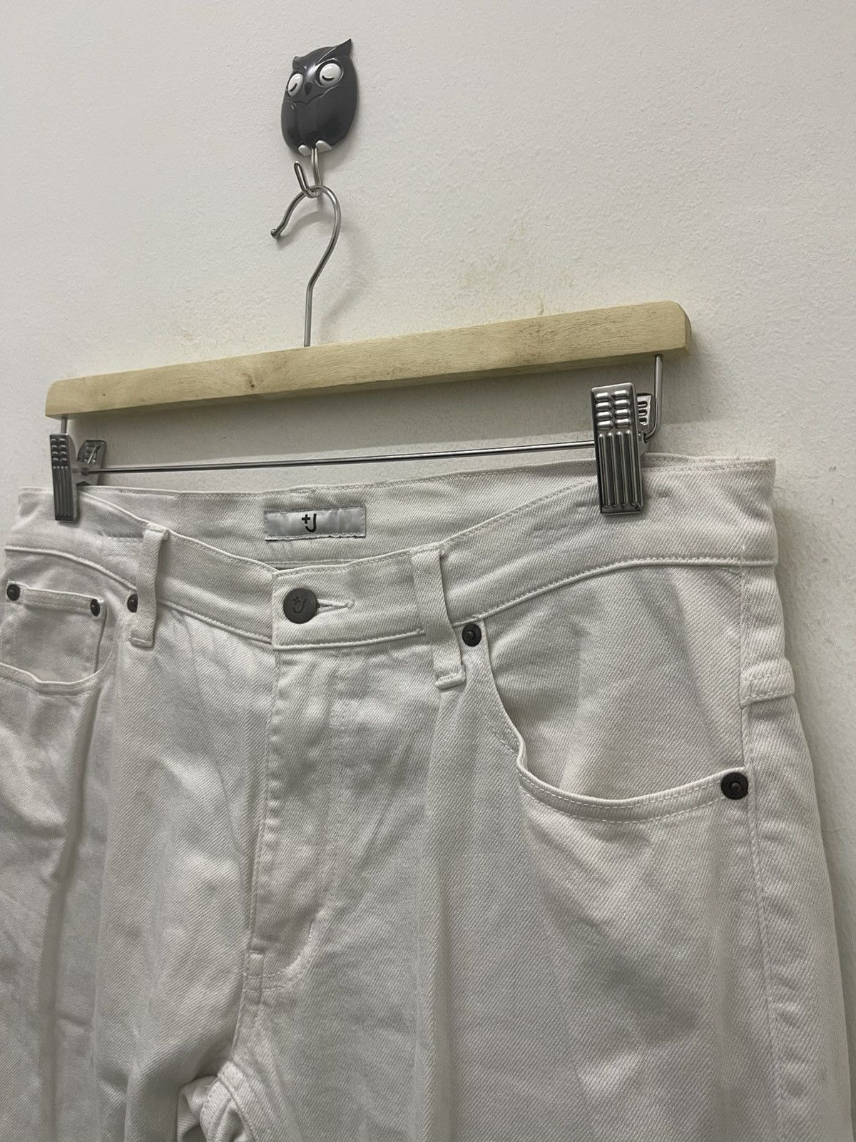 Jil Sander × Uniqlo Rare +J Jil Sander x Uniqlo Selvedge White Denim Size US 31 - 11 Thumbnail