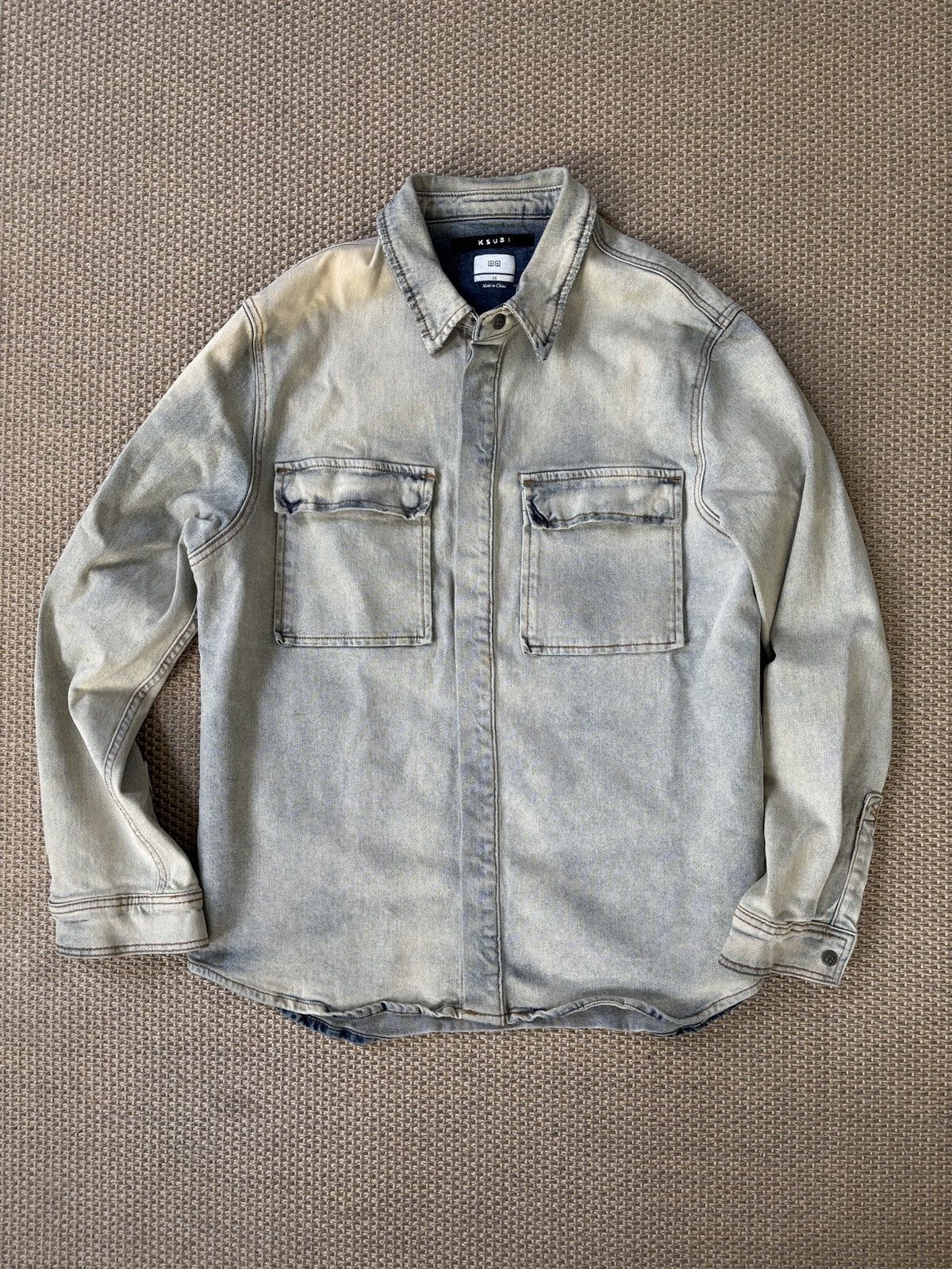 Ksubi Ksubi Snakebite Dripp Denim Shirt Size US M / EU 48-50 / 2 - 1 Thumbnail