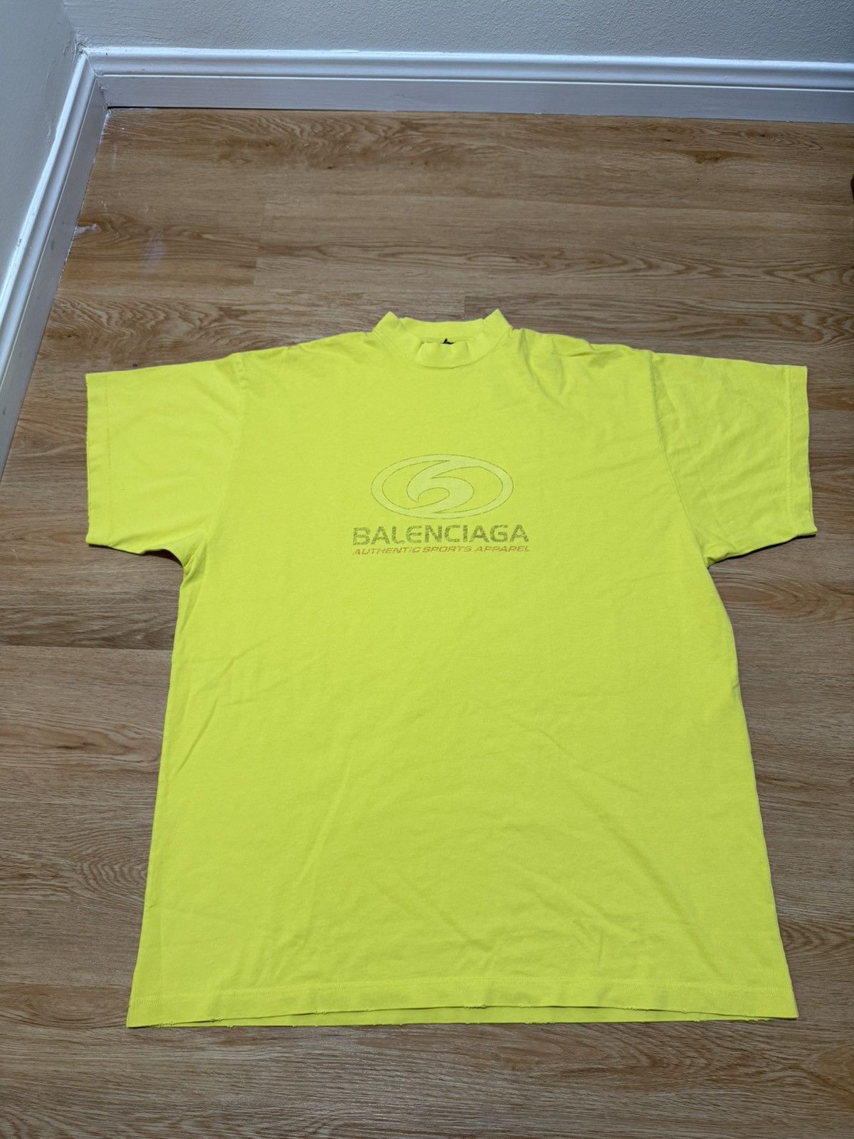 Balenciaga Balenciaga Ringer Yellow shirt Size US L / EU 52-54 / 3 - 1 Thumbnail