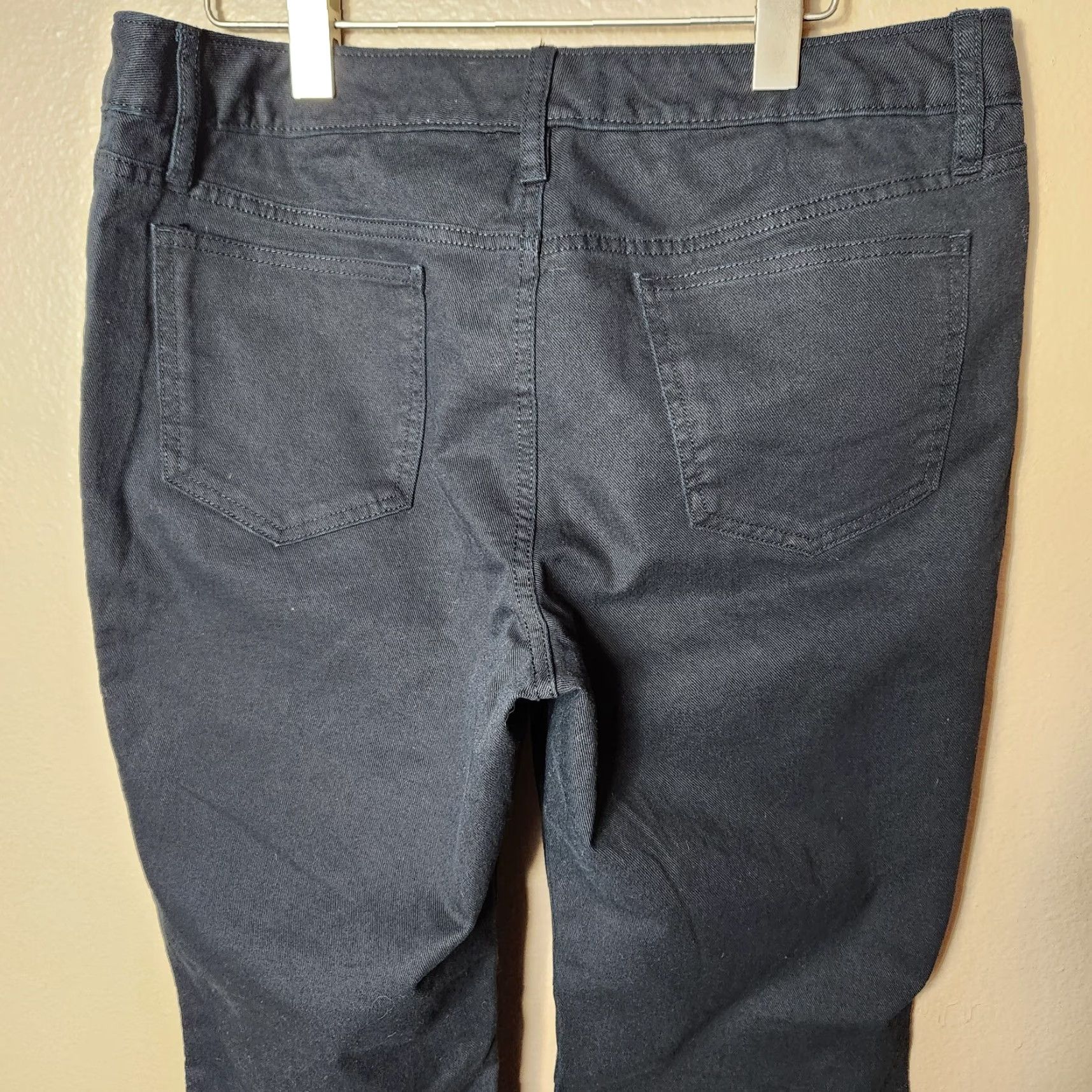 Lands' End Lands' End Womens Fit 1 Black Mid Rise Straight Leg Jeans-Size 14 (NWOT) Size 36" / US 14 / IT 50 - 6 Thumbnail