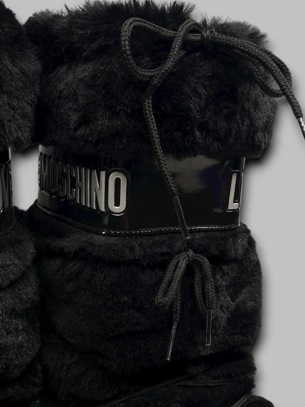 Love Moschino Love Moschino Black Moon Snow Boots Size US 8 / IT 38 - 9 Thumbnail