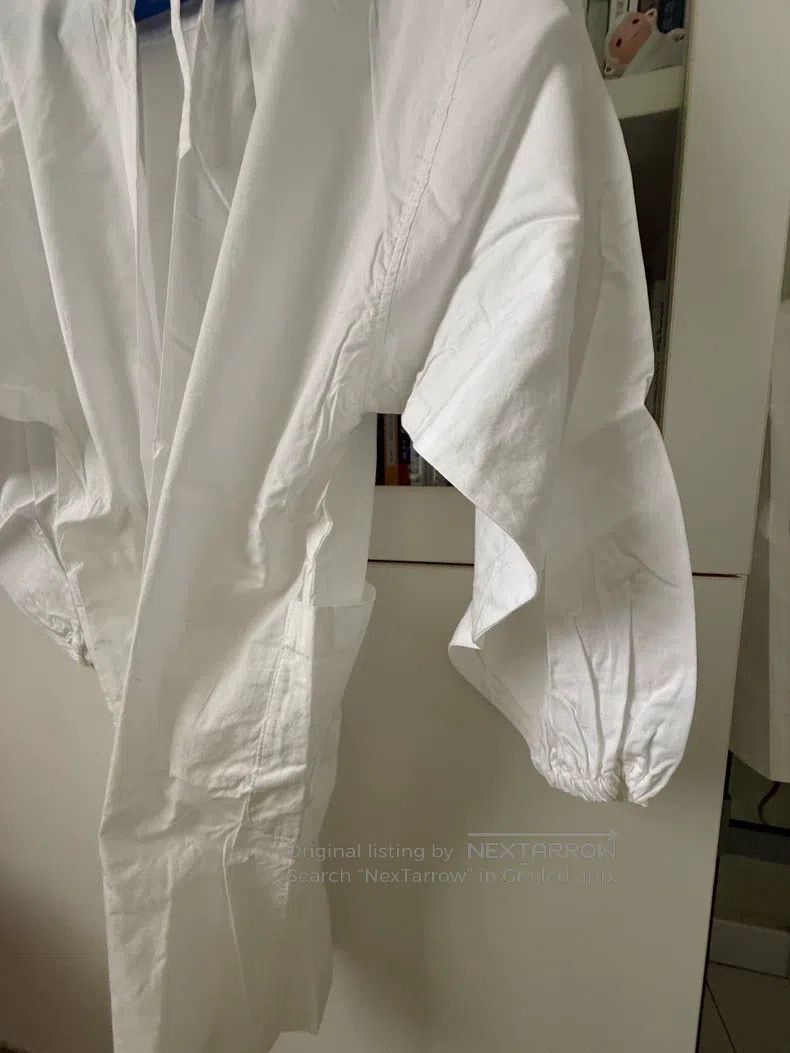Comme des Garcons Comme des Garcons White loose shirt, size S Size S / US 4 / IT 40 - 4 Thumbnail
