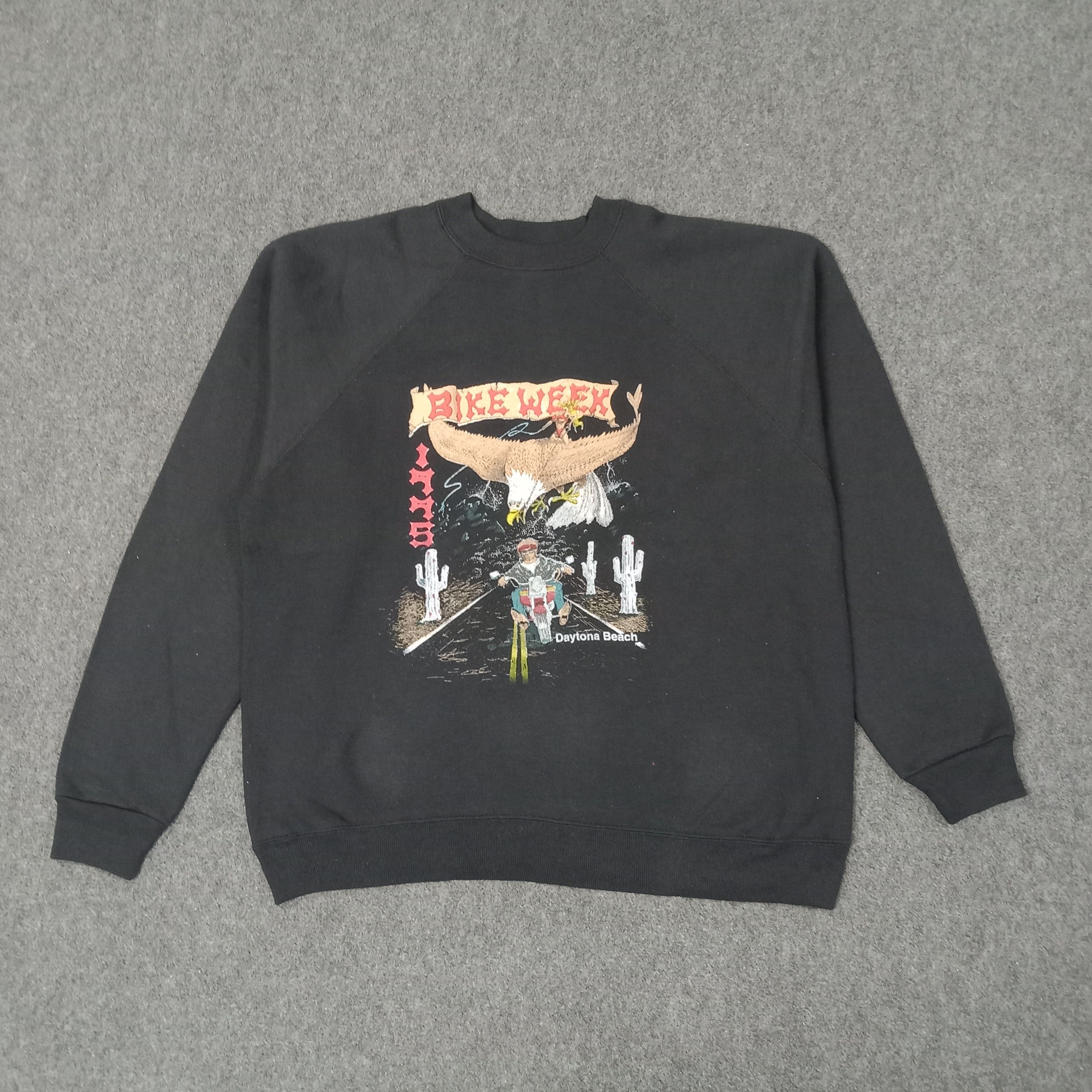 Daytona Bike Week Daytona American Motorsports Sweatshirt C227N18 Size US L / EU 52-54 / 3 - 1 Thumbnail