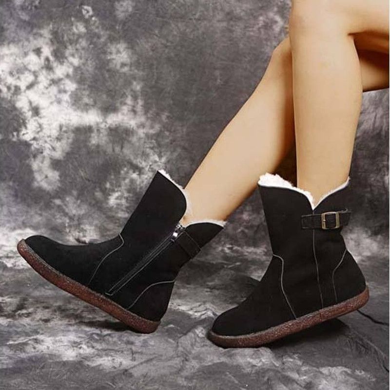 Other Black Ankle Boot Womens Size 5.5 Buckle Accent Size US 5.5 / IT 35.5 - 7 Thumbnail