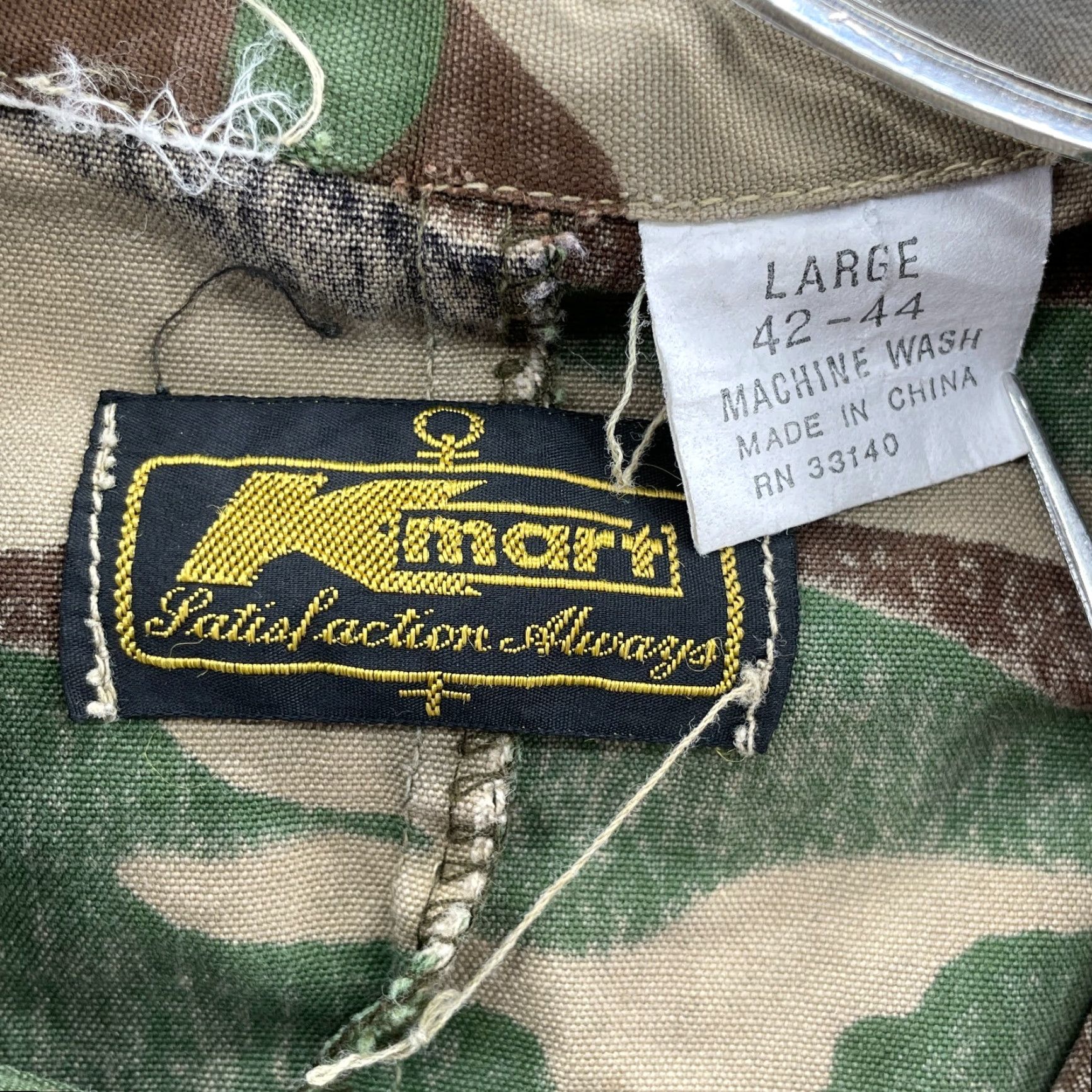 Vintage Vintage K Mart Shirt Mens 42-44 Camo Uniform Surplus Workwear Outdoor Street Y2K Size US XL / EU 56 / 4 - 4 Thumbnail