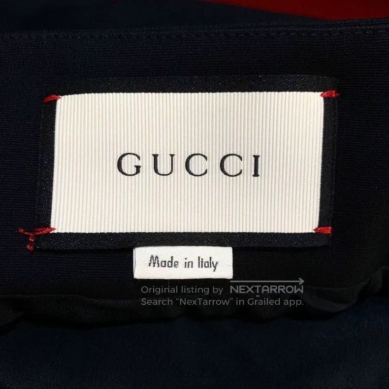 Gucci gucci Black webbing stitching A-line skirt half-length ski Size 25" / US 0 / IT 36 - 5 Thumbnail