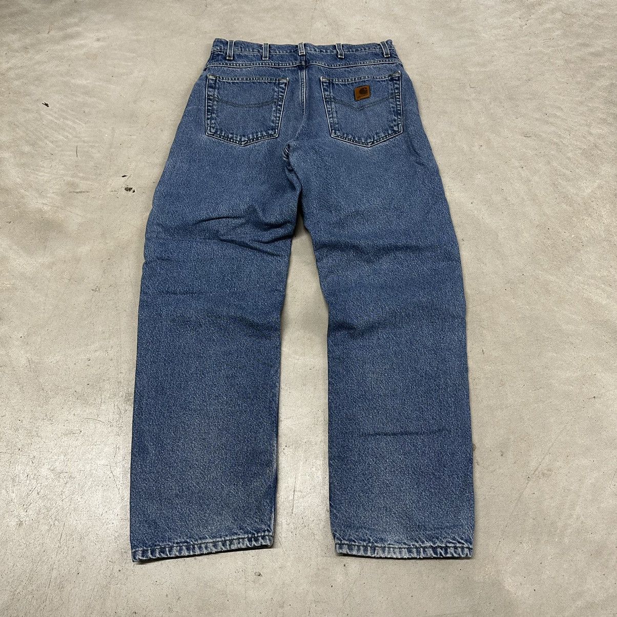 Carhartt × Vintage Vintage Carhartt y2k baggy denim work pants - 34 Size US 34 / EU 50 - 2 Thumbnail
