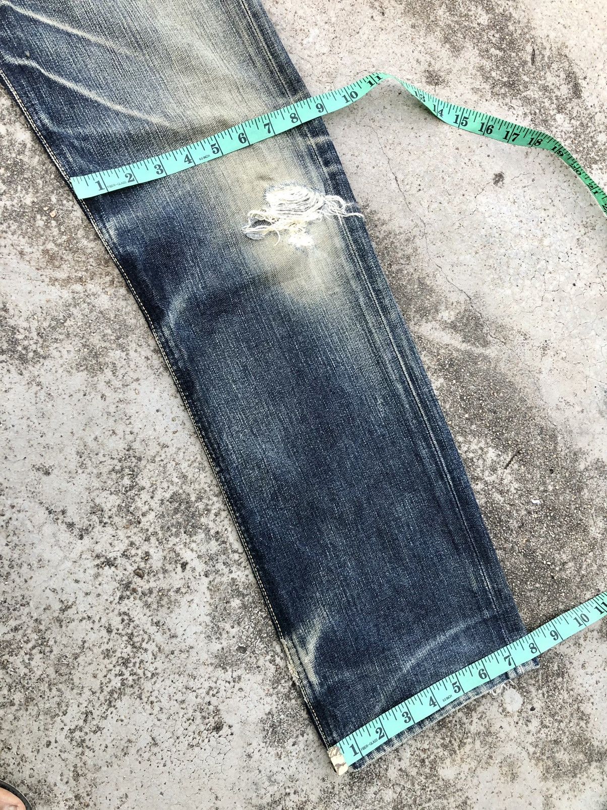 Lee VINTAGE LEE 101Z DISTRESSED DENIM Size US 30 / EU 46 - 12 Thumbnail