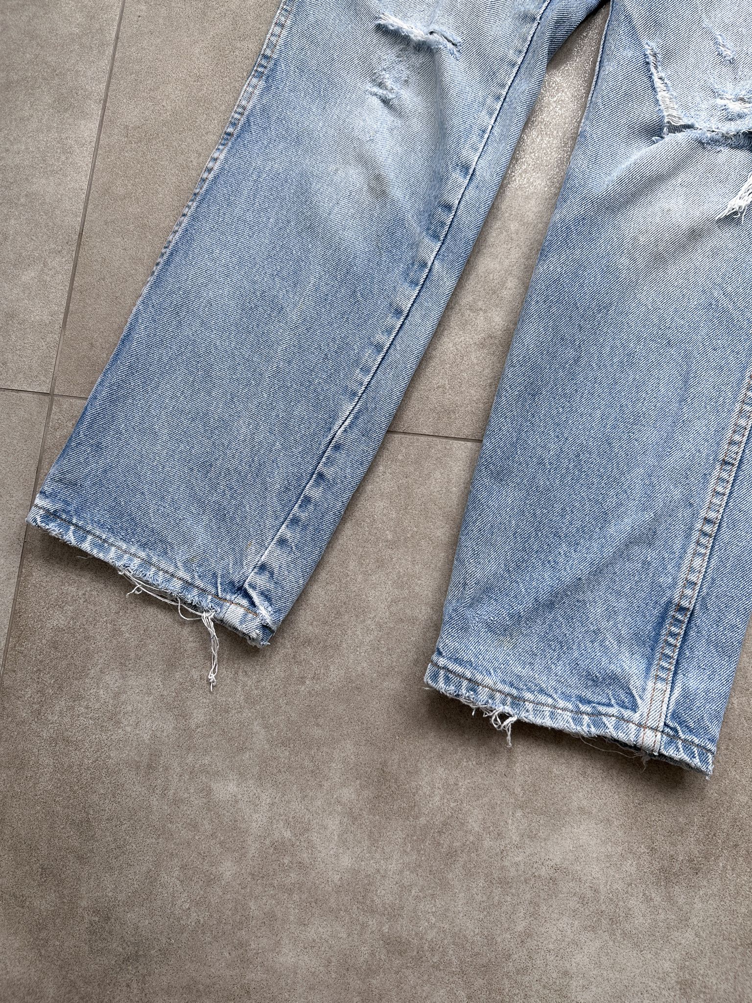 Dickies Vintage Dickies Distressed Blue Denim Pants Jeans Size US 32 / EU 48 - 9 Thumbnail