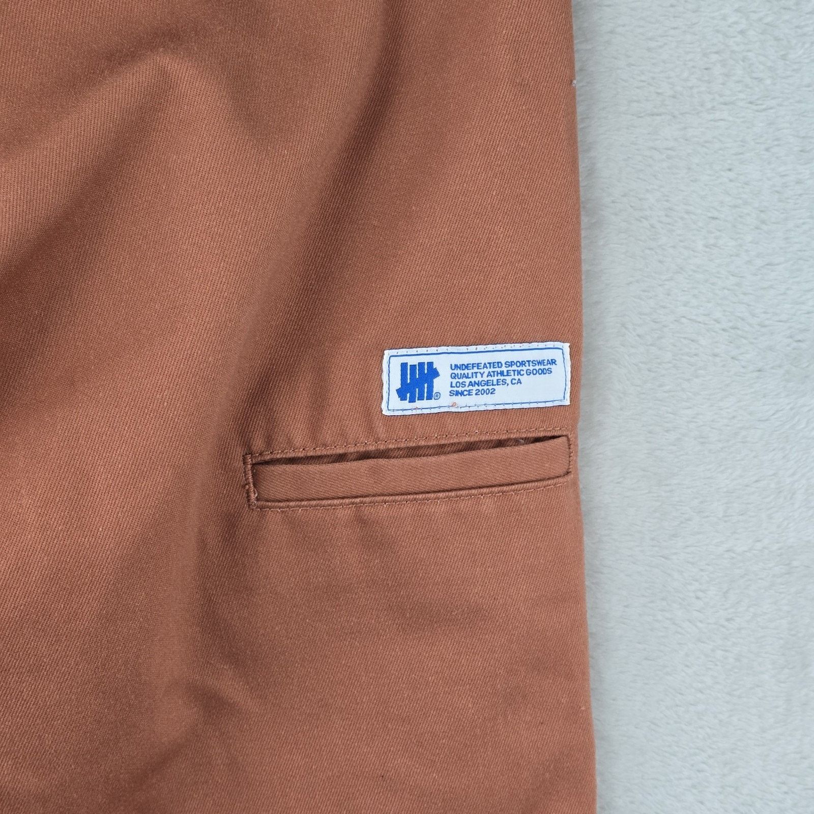 Undefeated Undefeated Pants Mens 32x29 Orange Brown Chino Work Wear Size US 32 / EU 48 - 12 Thumbnail