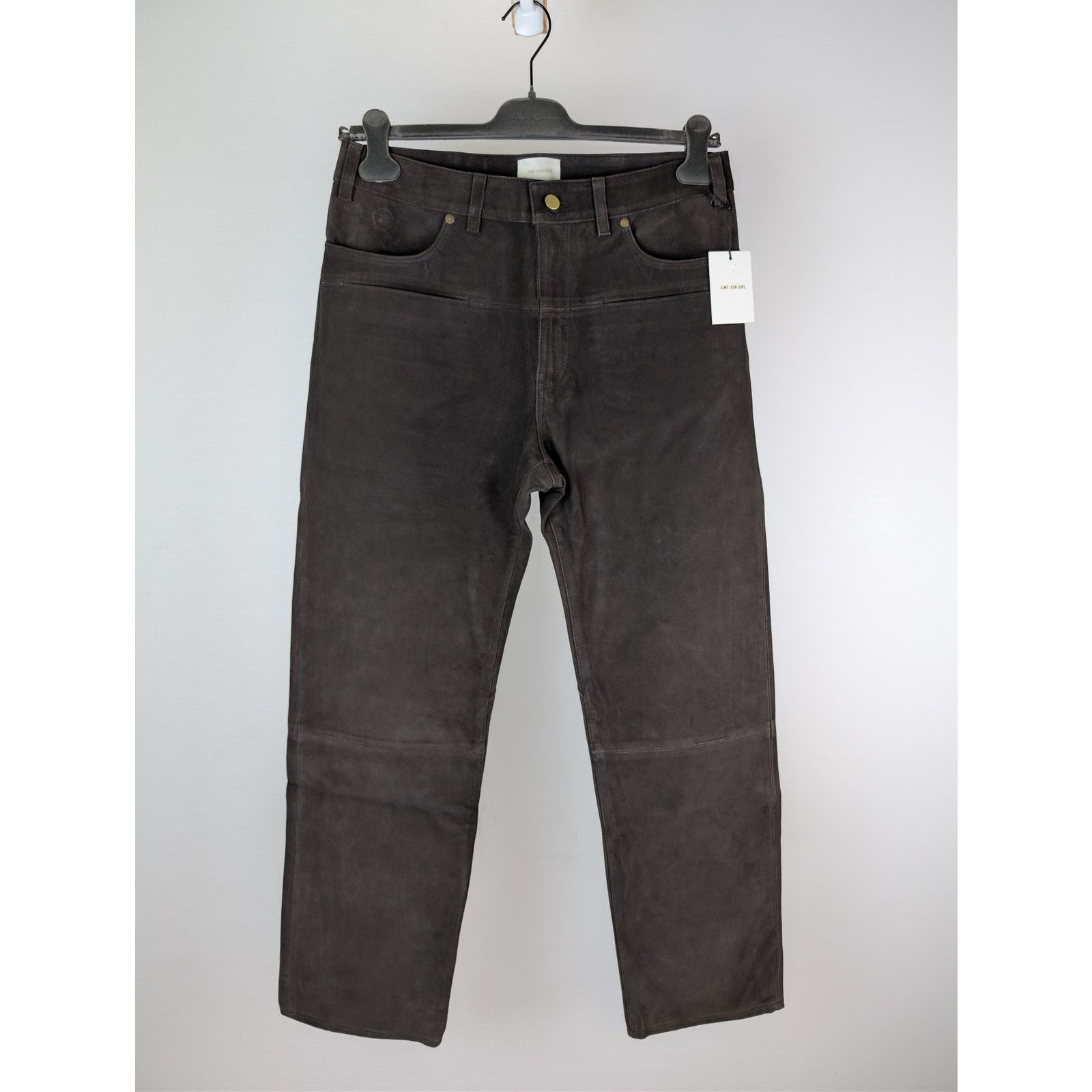 Aime Leon Dore o1rshd1 Suede Cowboy Pant jean pants in Moro Size US 32 / EU 48 - 2 Thumbnail