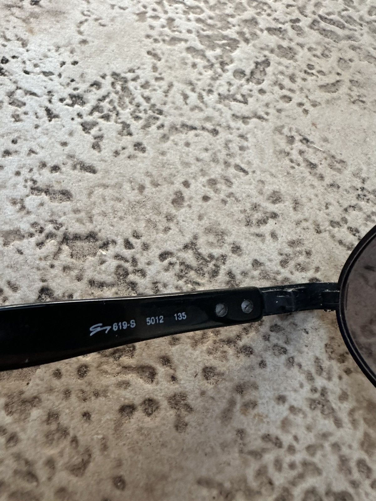 Versace Gianni Versace Vintage Sunglasses Black 619-S Size ONE SIZE - 7 Thumbnail