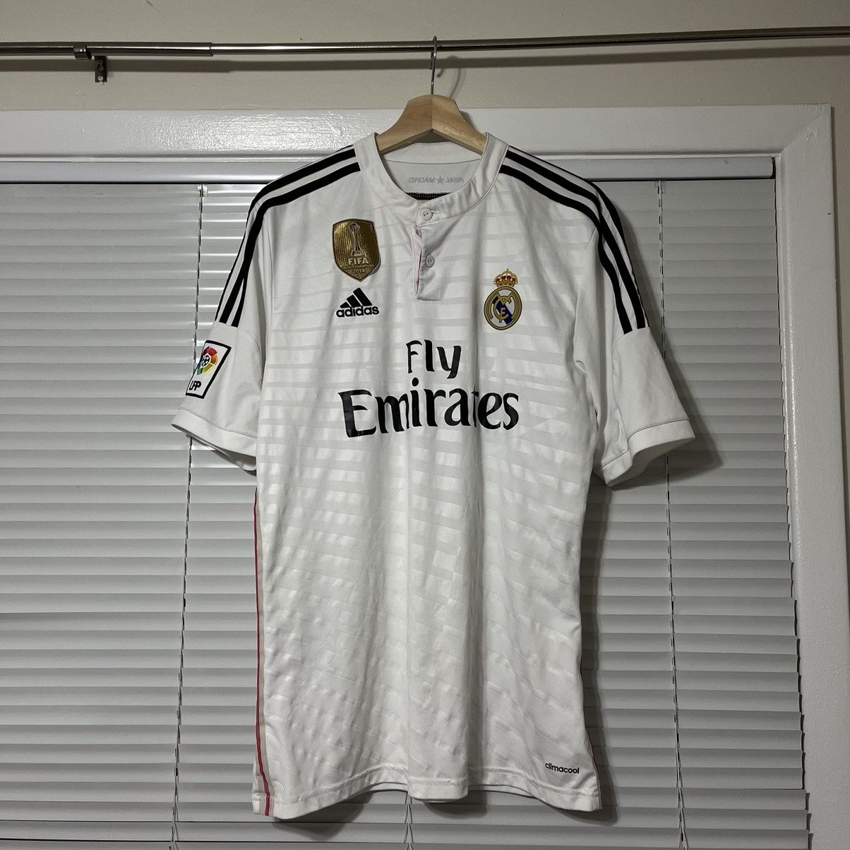 image of Adidas x Real Madrid 7 Ronaldo Soccer Jersey in White, Men's (Size Large)