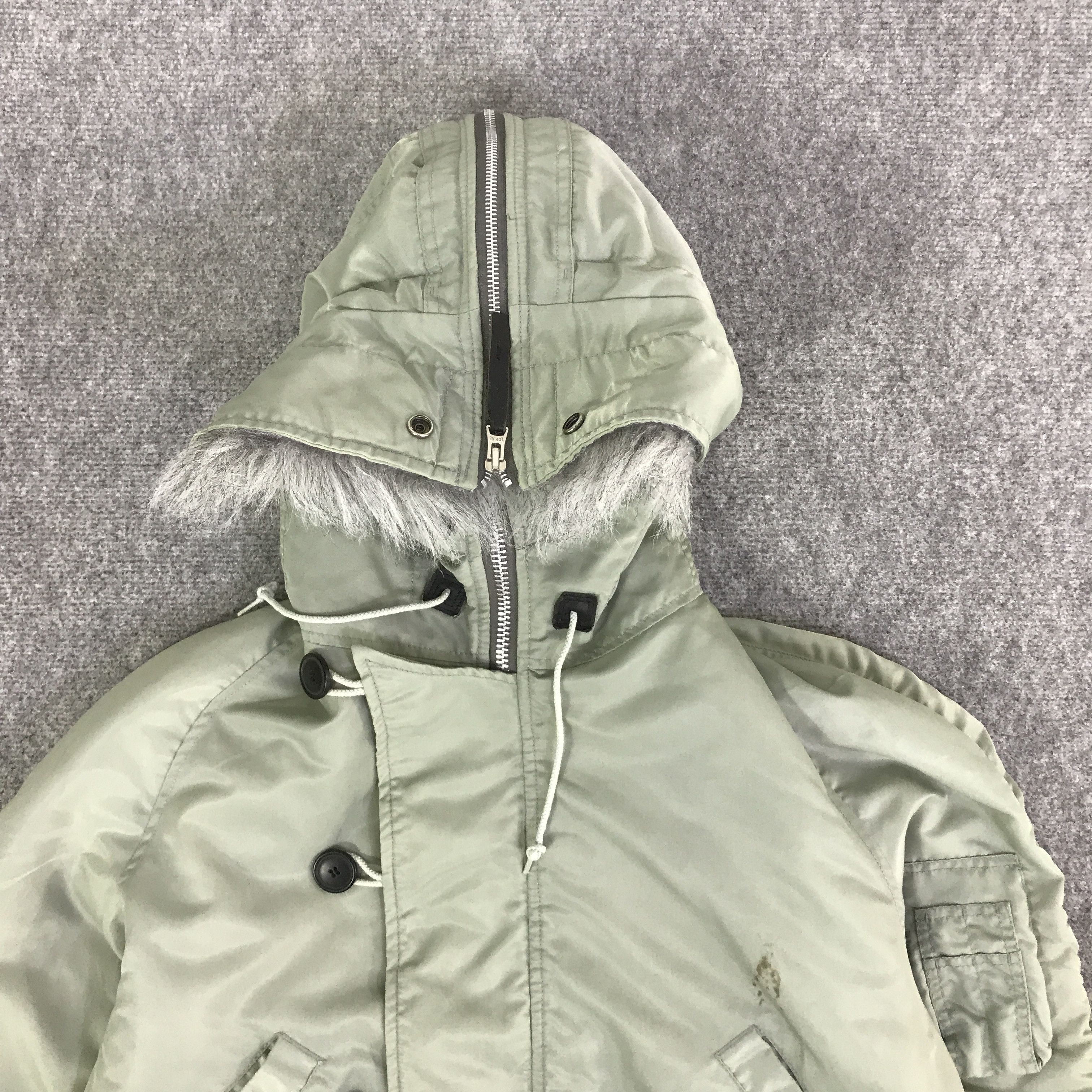 Japanese Brand VTG KENNY CLUB N-2B HOODIE BOMBER JACKET K100B2 Size US L / EU 52-54 / 3 - 2 Thumbnail