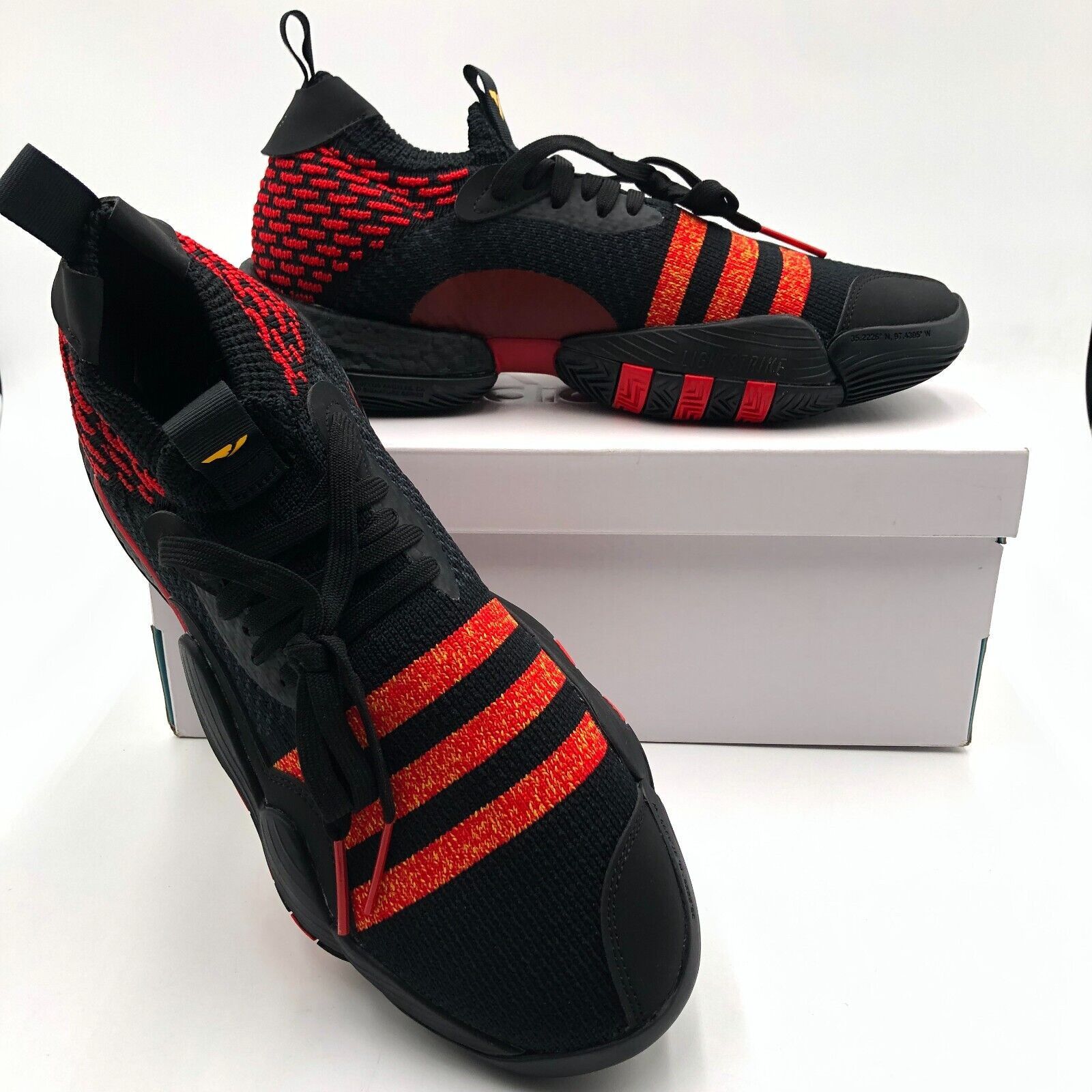 Adidas Adidas Trae Young 2 Men's Size 9.5 Hawks Black Red Size US 9.5 / EU 42-43 - 1 Thumbnail