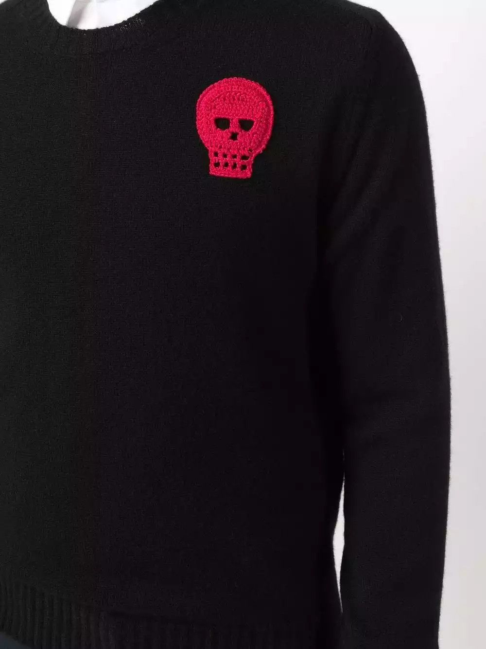 Alexander McQueen o1y1024 Crewneck Sweater in Black Size US M / EU 48-50 / 2 - 5 Thumbnail