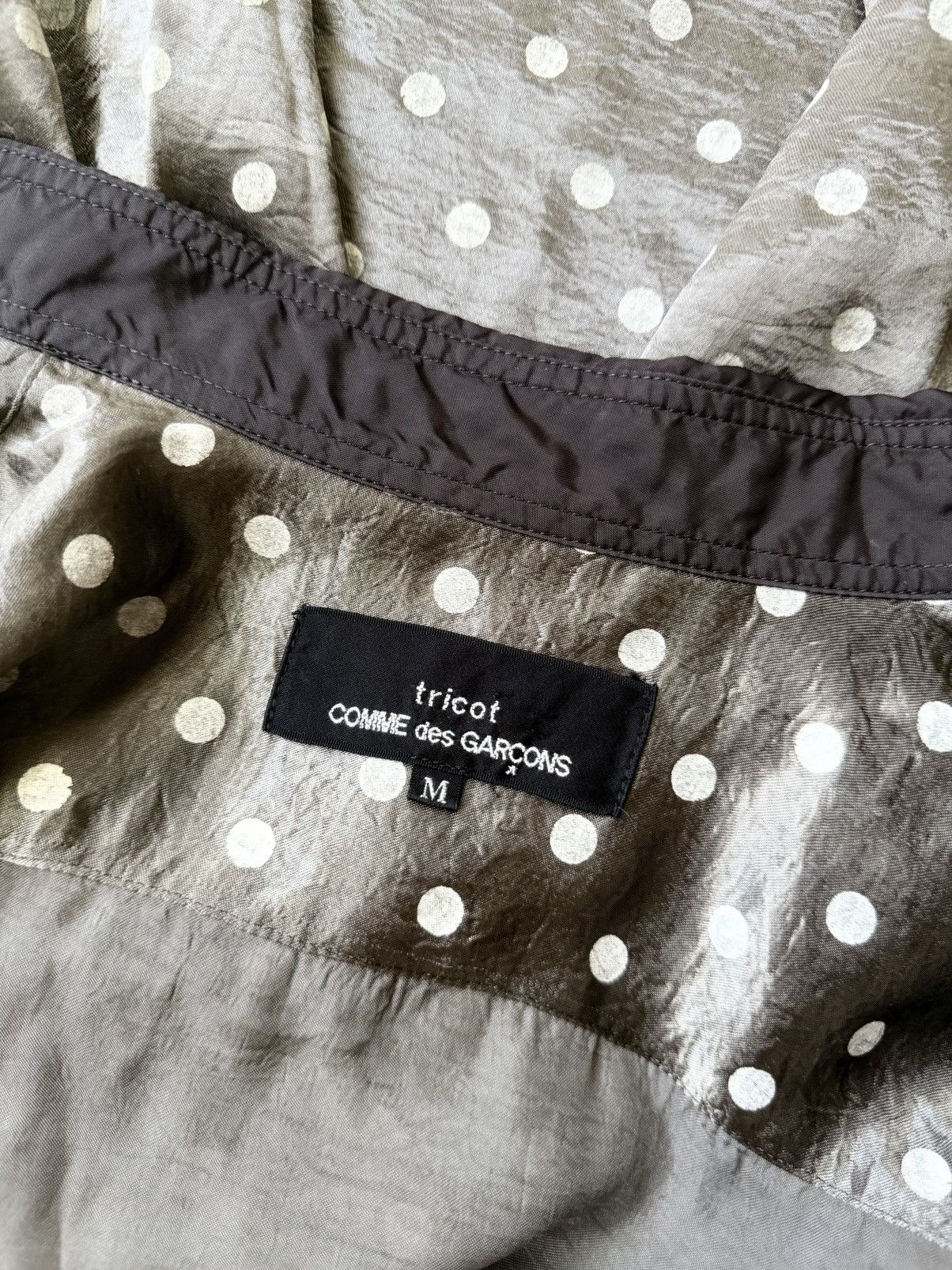 Comme des Garcons Comme des Garçons Tricot Polka Dot Shirt AD2008 Black Size M Size M / US 6-8 / IT 42-44 - 4 Thumbnail