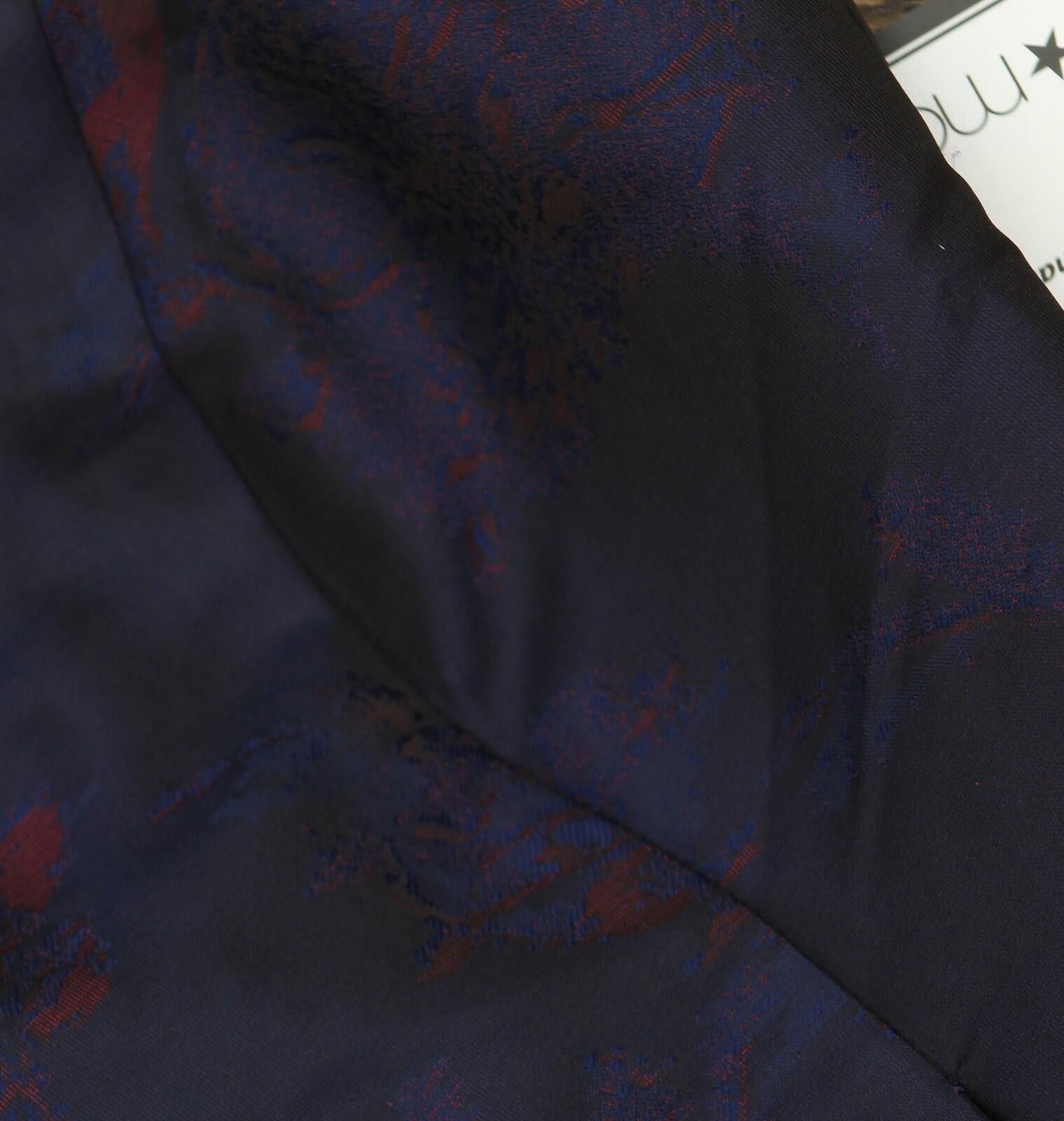Other Nwt Adrianna Papell Jacquard Dress Navy Blue / Pink Multi 6 Size M / US 6-8 / IT 42-44 - 7 Thumbnail