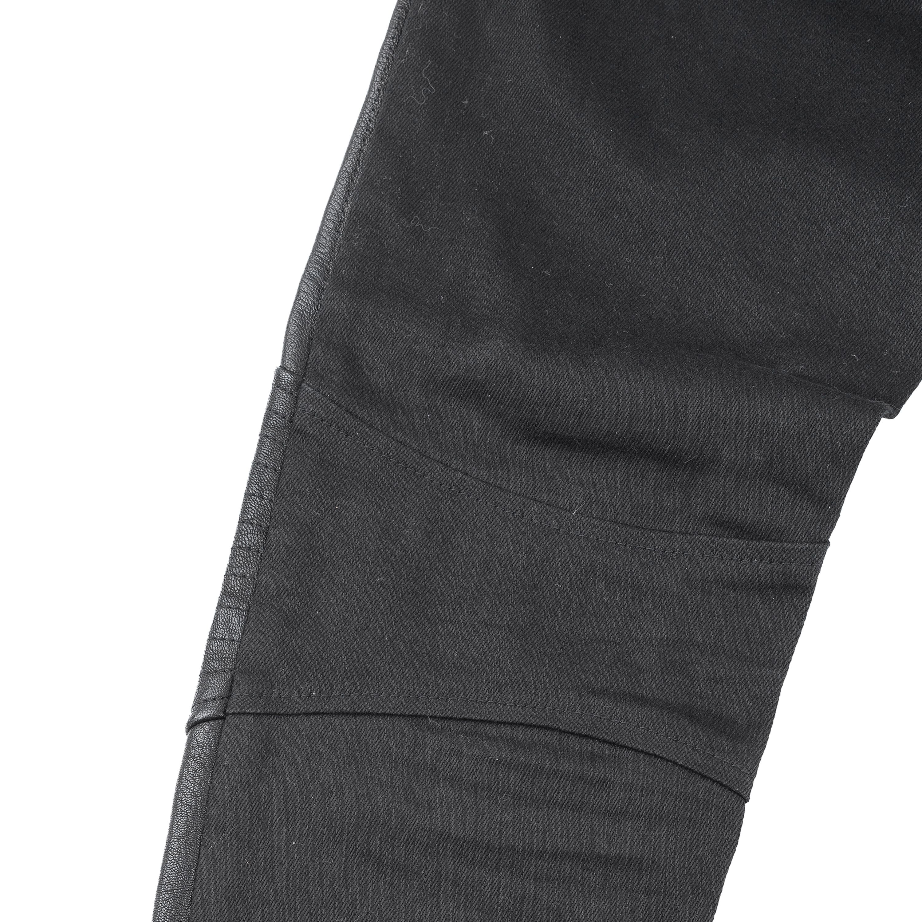 Tuesday Night Band Practice Tuesday Night Band Practice Leather Moto Black Jeans (L) Size US 32 / EU 48 - 5 Thumbnail