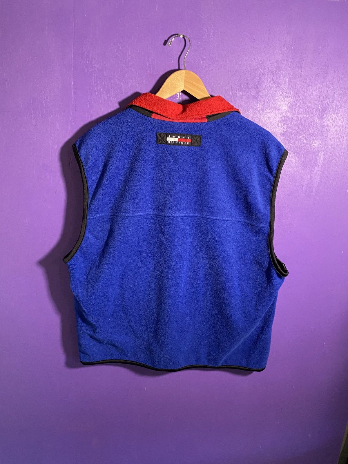Tommy Hilfiger Vintage 90s Tommy Hilfiger fleece vest Size US XL / EU 56 / 4 - 2 Thumbnail