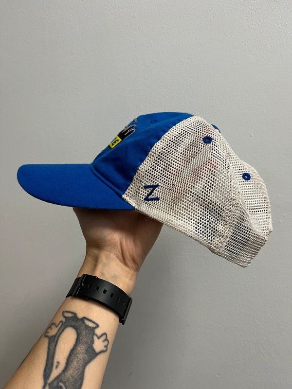 Zephyr Delaware Blue Hens Logo Embroidery Snapback Trucker Cap Size ONE SIZE - 4 Thumbnail