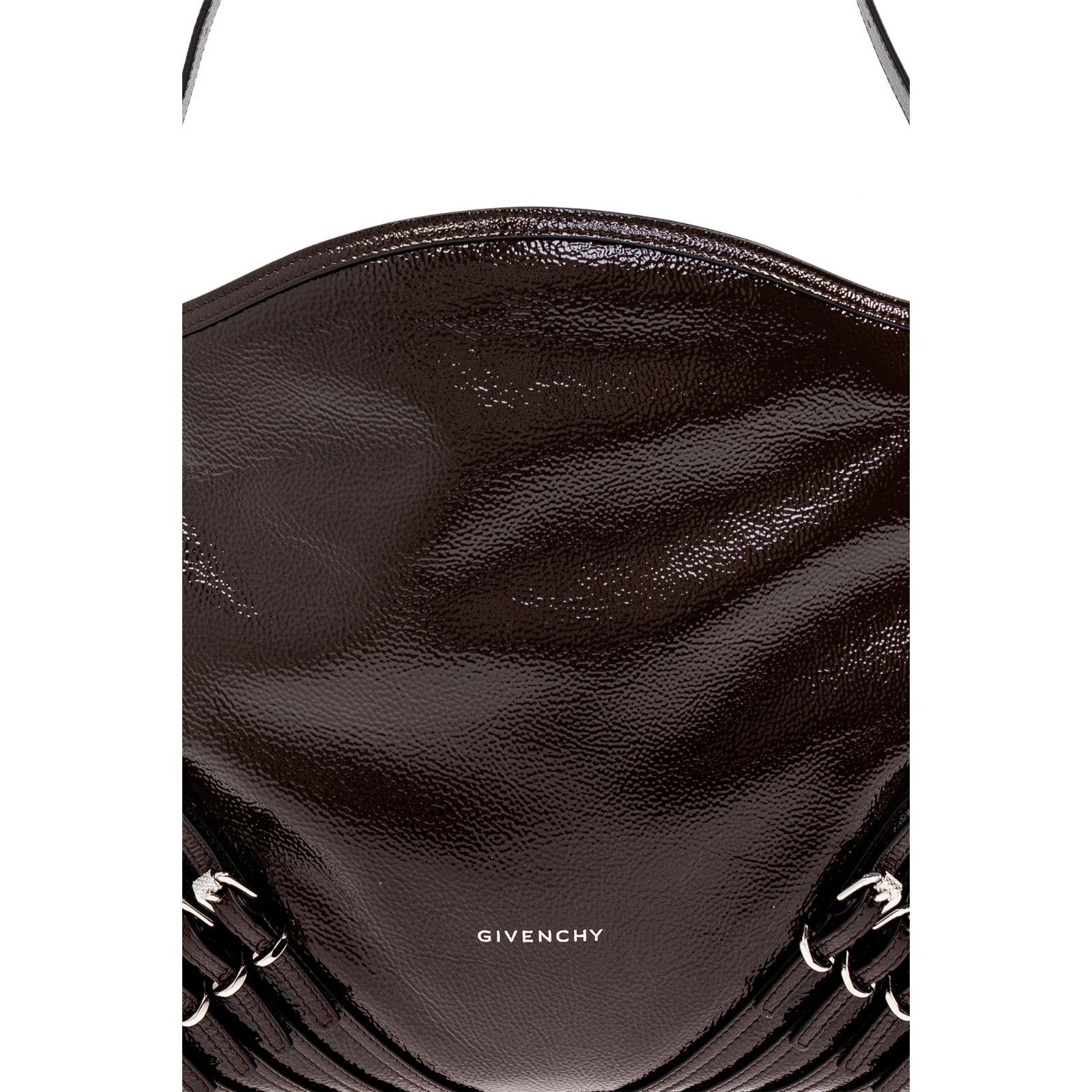 Givenchy GIVENCHY Shopper Strappy Brown Shiny Leather Handbag New And Size ONE SIZE - 5 Thumbnail