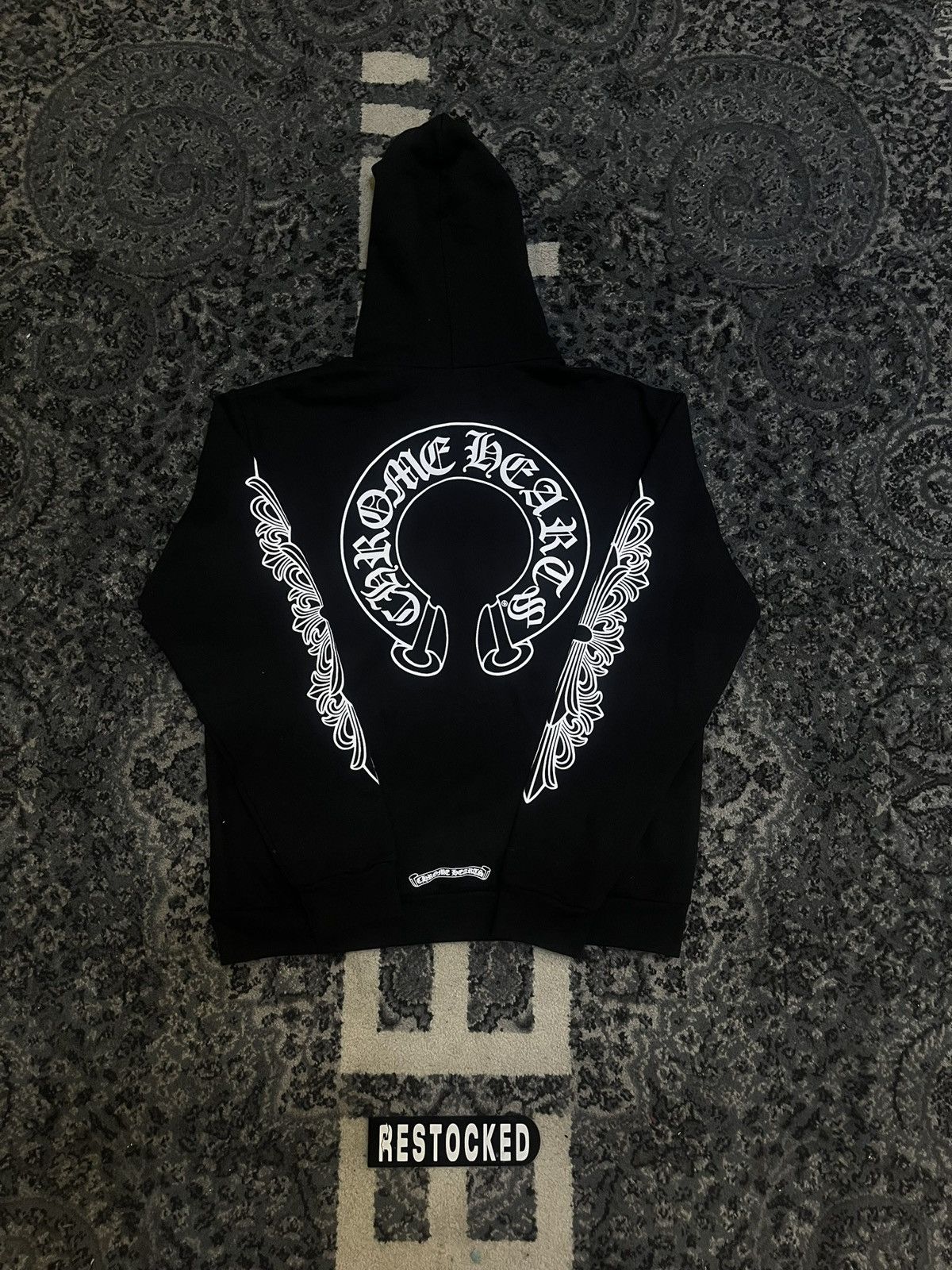 Chrome Hearts CHROME HEARTS FLORAL BLACK HOODIE Size US M / EU 48-50 / 2 - 1 Thumbnail